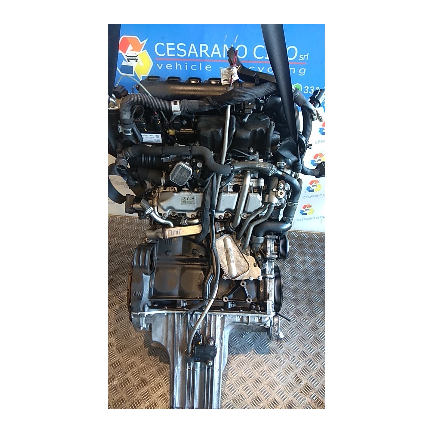 MOTORE COMPL. 003 MERCEDES-BENZ CLASSE A (W/C169) (07/04-04/13 640942 A6400105400