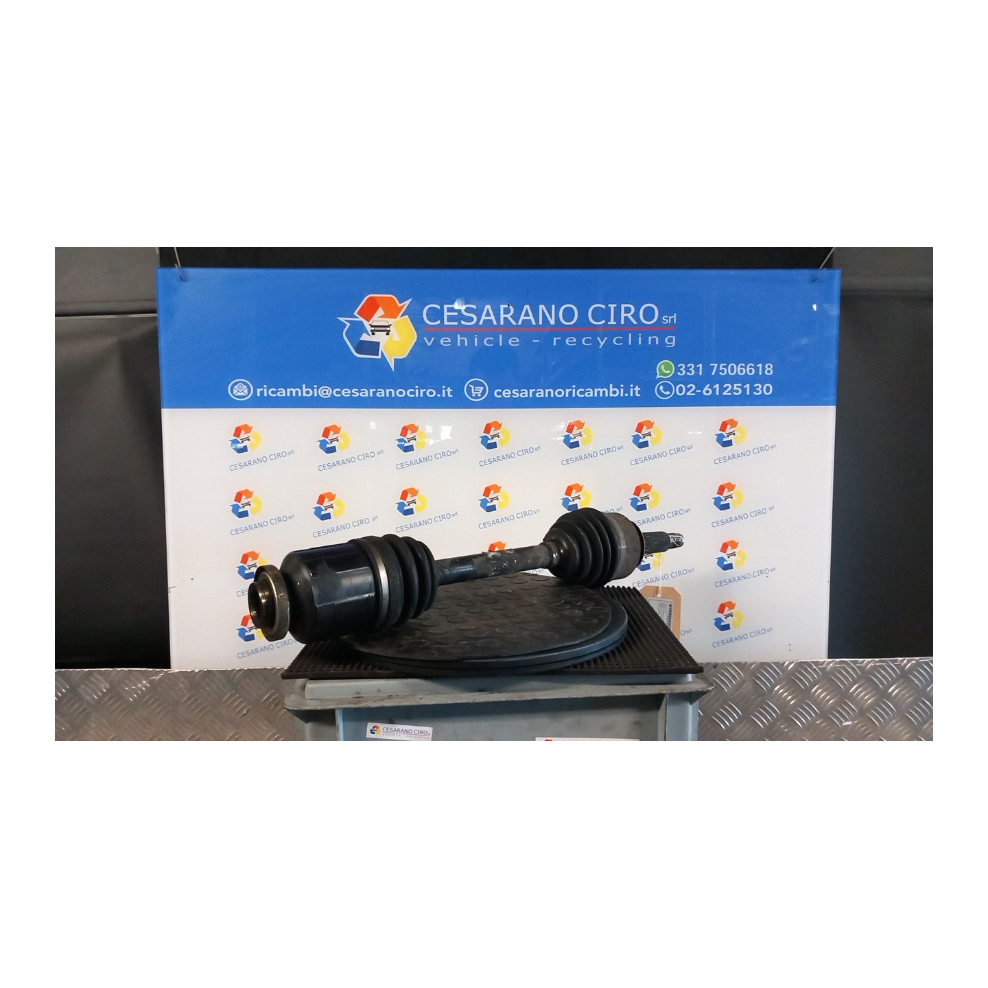 SEMIALBERO ANT. COMPL. DX. 029 KIA SORENTO 1A SERIE (07/02-12/06 D4CB 495003E111