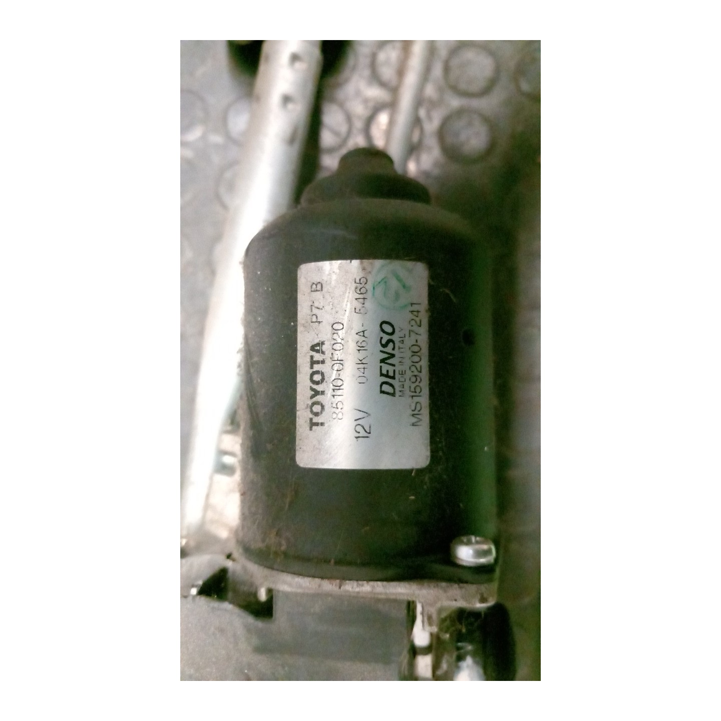 MOTORINO TERGIPARABREZZA 082 TOYOTA COROLLA VERSO (03/04-12/09) 2ADFTV 851100F020