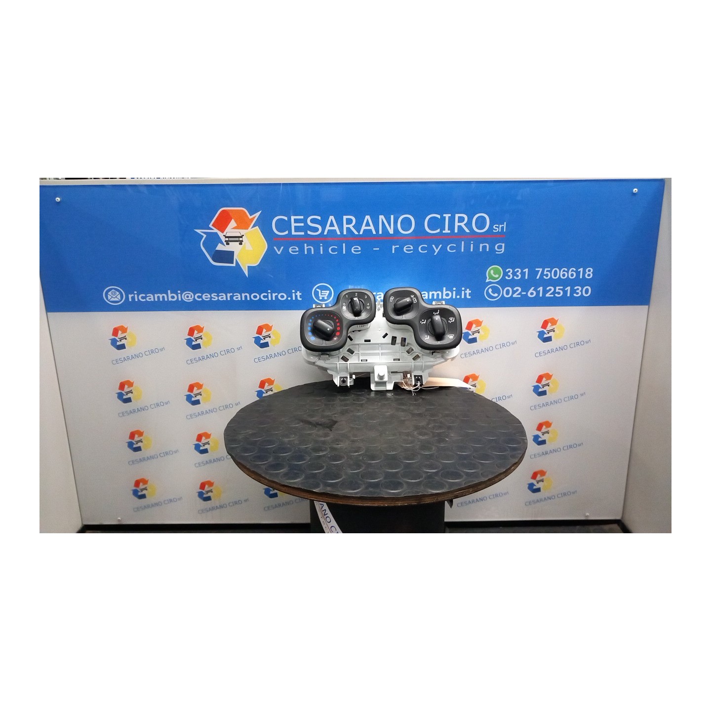 BLOCCO COMANDO CLIMATIZZAZIONE 007 FIAT PANDA (33) (12/11-04/17) 169A4000 77366261