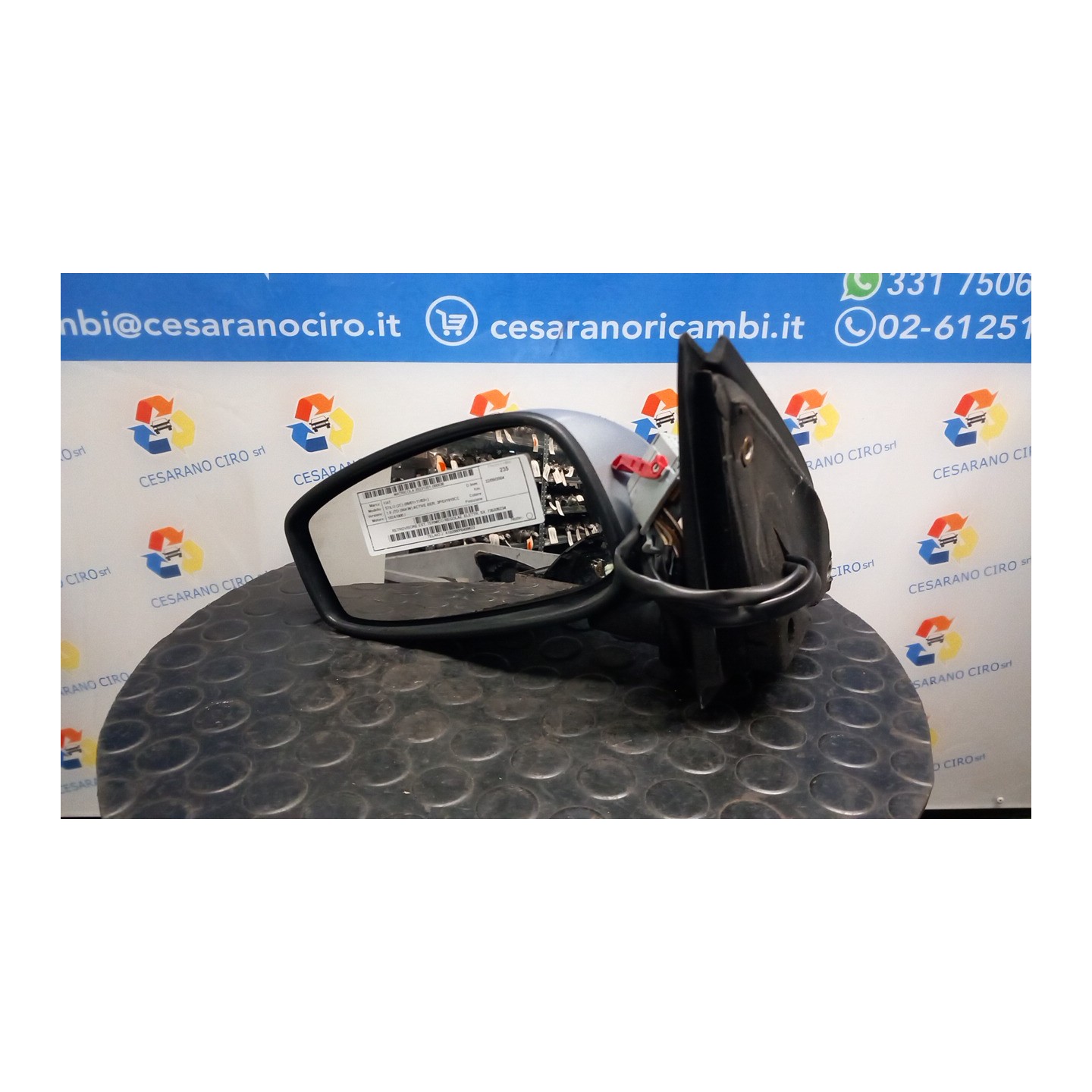 RETROVISORE EST. TERMICO REGOLAZ. ELETTR. SX. 036 FIAT STILO (2C) (09/01-11/03) 192A1000 735335234