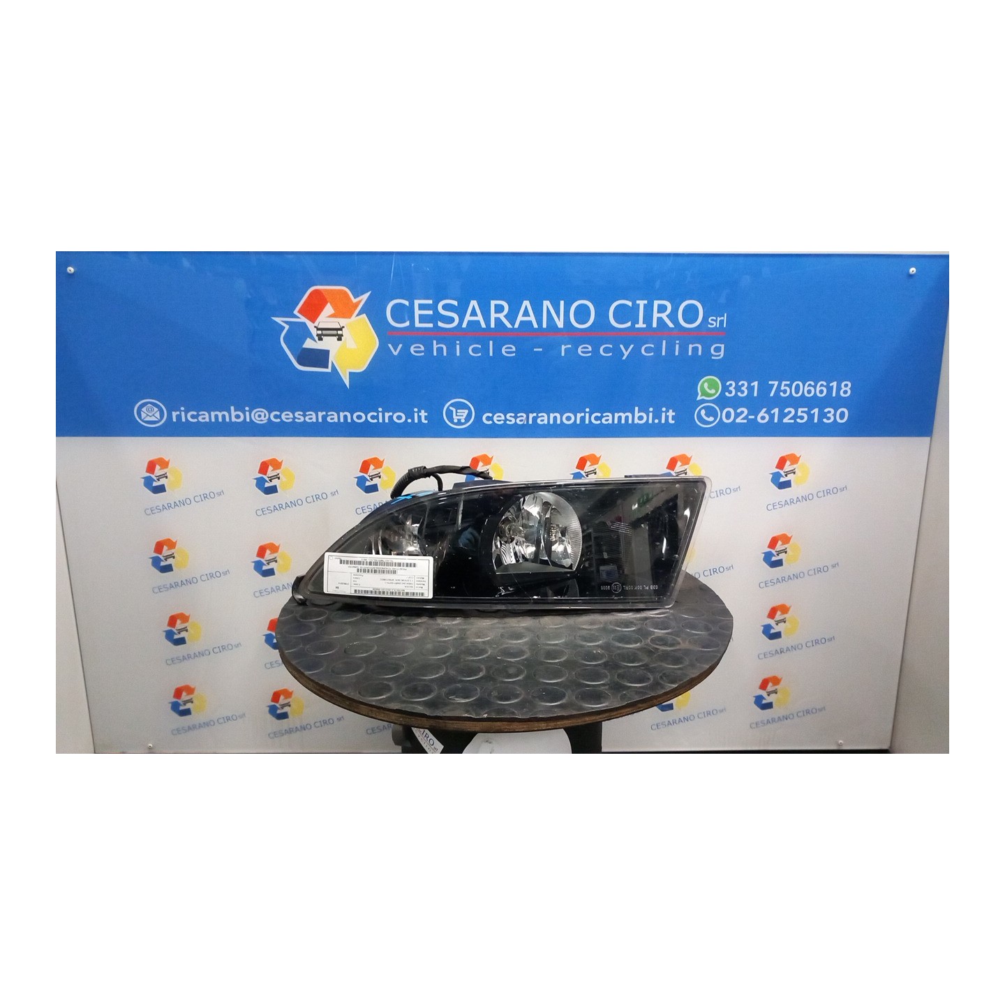 PROIETTORE FENDINEBBIA INTEGRATI SX. 039 SKODA FABIA (54) (04/07-03/15) CGP 5J0941701