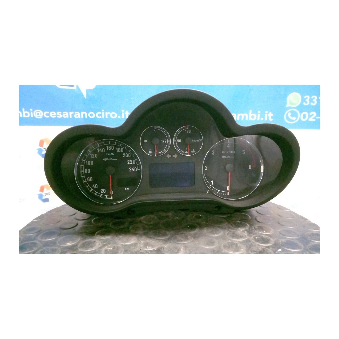 QUADRO STRUMENTI COMPL. 025 ALFA ROMEO 147 (W8) (10/04-07/11) 937A3000 156063212