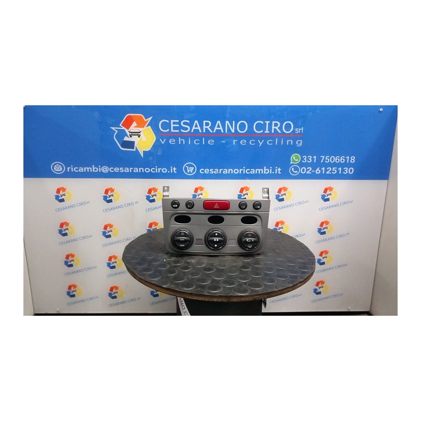 BLOCCO COMANDO CLIMATIZZAZIONE C/A/C 027 ALFA ROMEO 147 (W8) (10/04-07/11) 937A3000 156075939