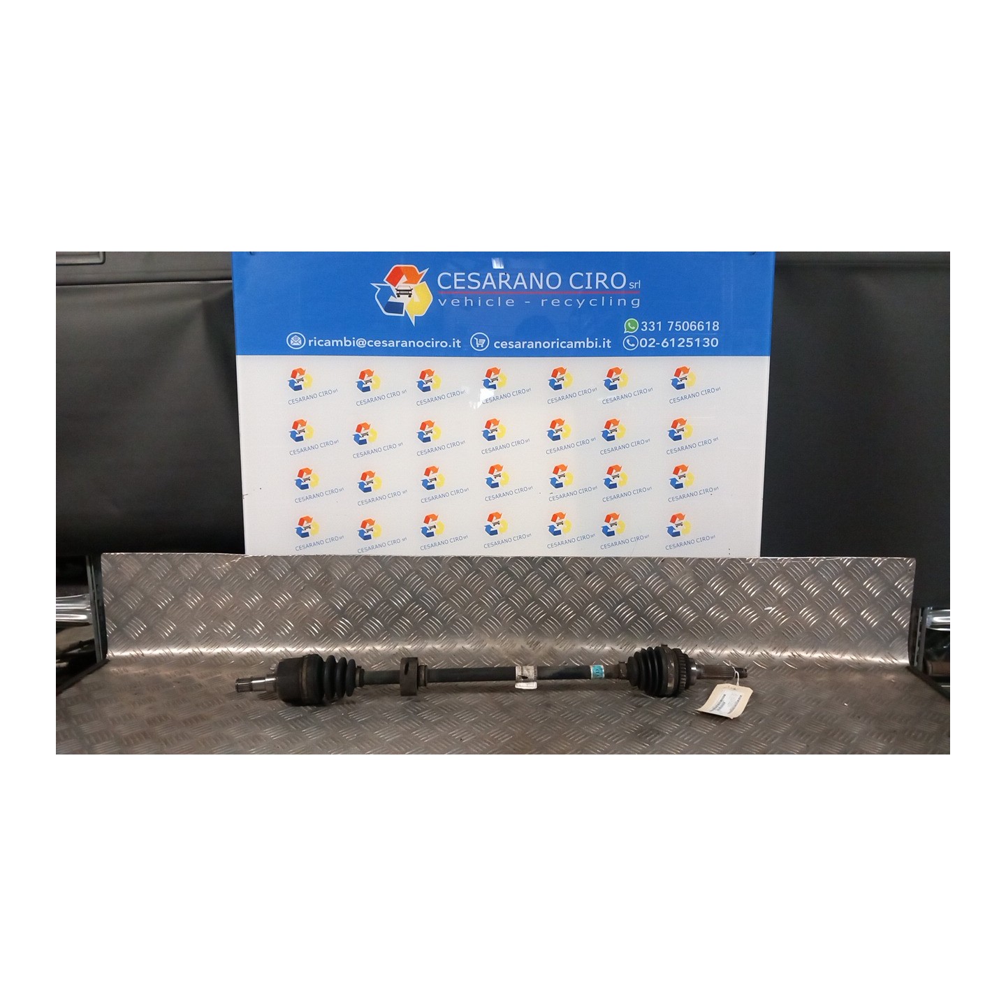 SEMIALBERO ANT. COMPL. DX. 042 CHEVROLET (DAEWOO) MATIZ (M100) (12/00-02/06) B10S 96287814