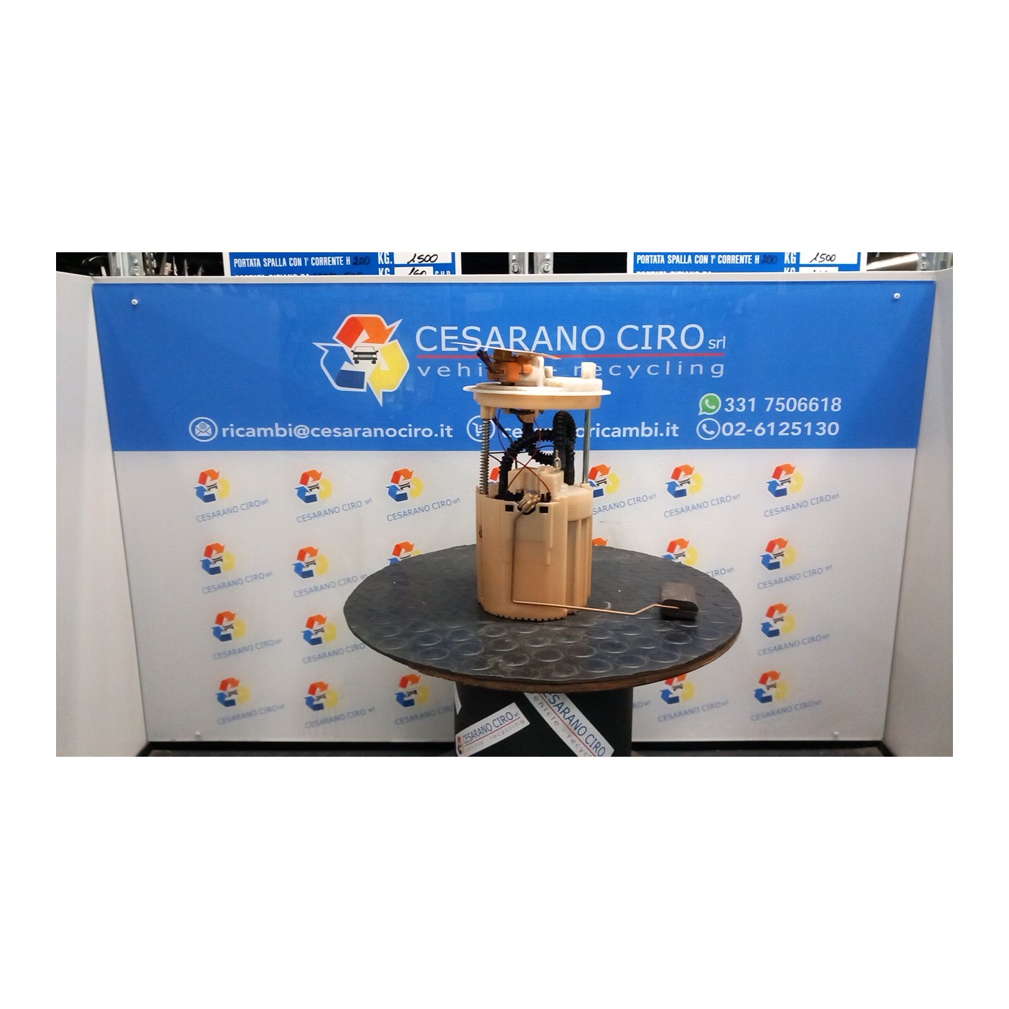 POMPA CARBURANTE C/TRASDUTTORE (GALLEGGIANTE) 022 ALFA ROMEO 147 (W8) (08/00-01/06) AR37203 51700804