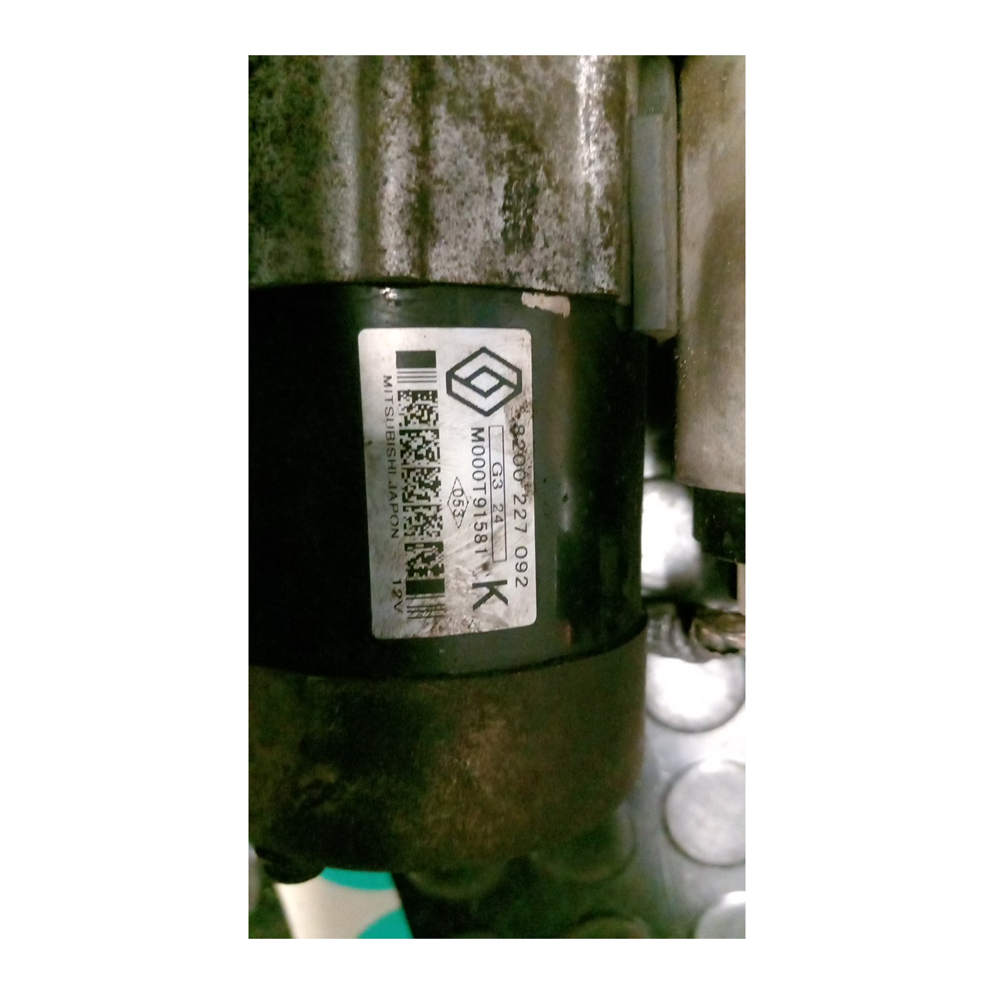 MOTORINO AVVIAMENTO 071 NISSAN MICRA (K12E) (11/02-05/06) K9K 2330000Q0G