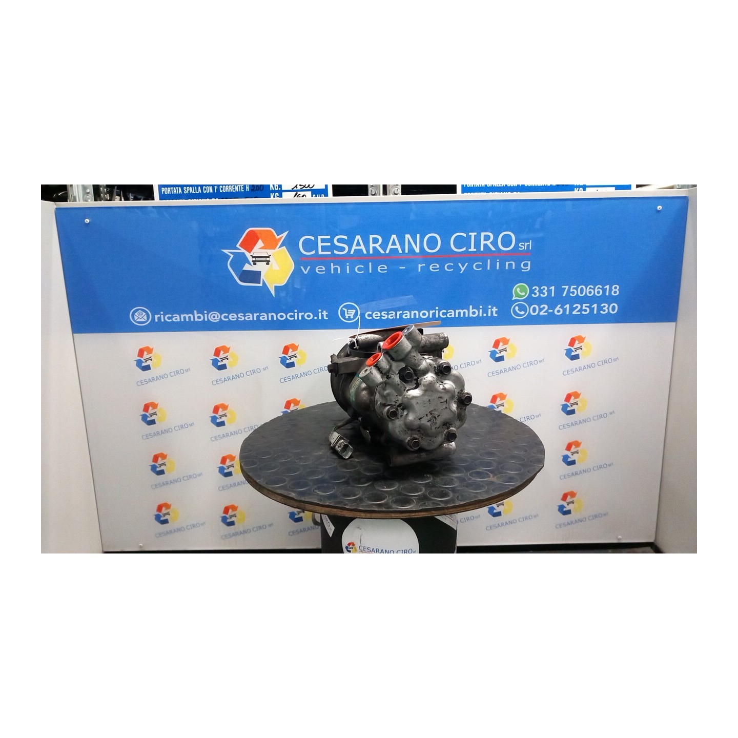 COMPRESSORE A/C 072 NISSAN MICRA (K12E) (11/02-05/06) K9K 2763000Q1M