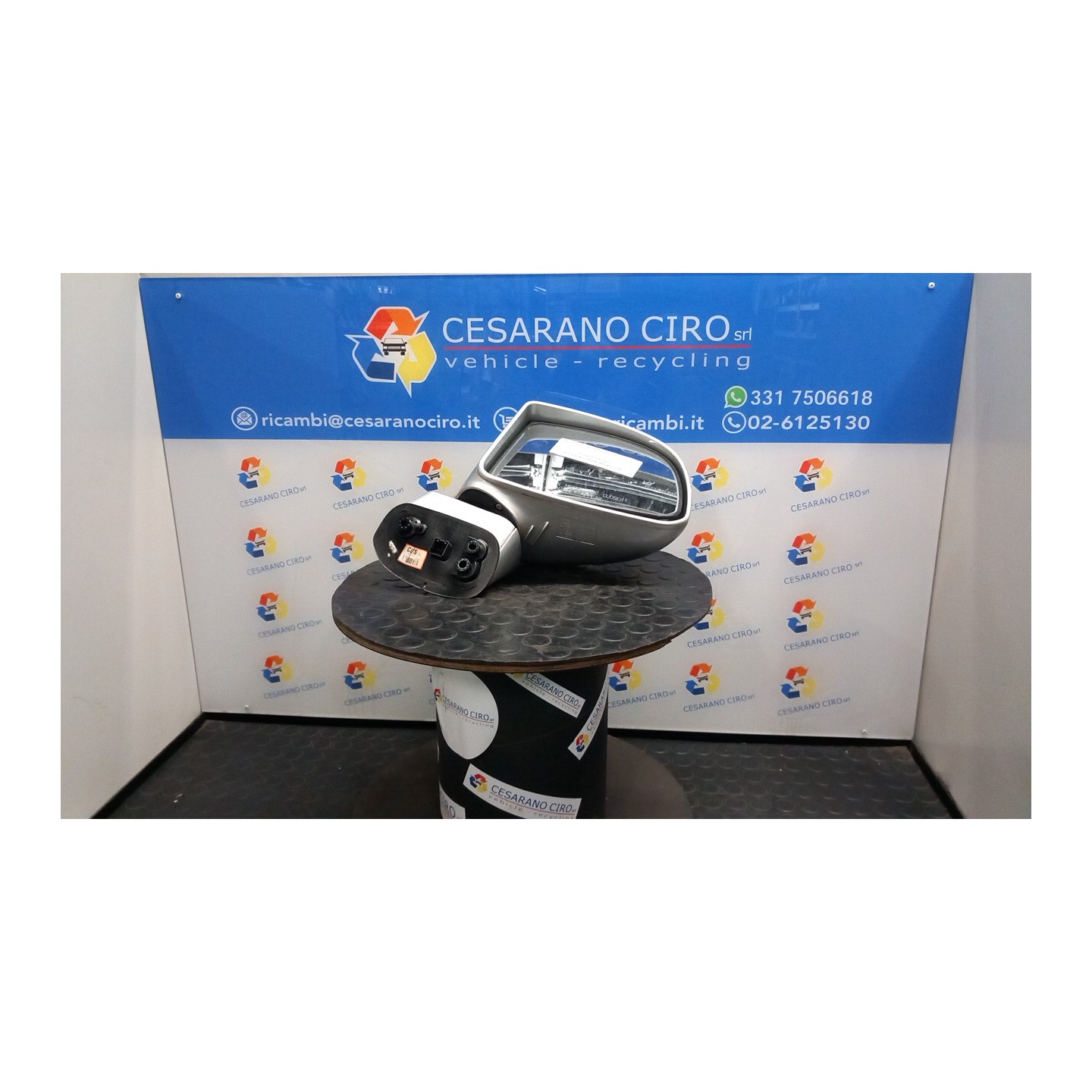 RETROVISORE EST. REGOLAZ. ELETTR. VERNICIATO TERMICO DX. 067 KIA CARENS 2A SERIE (11/06-) D4EA 876201D340