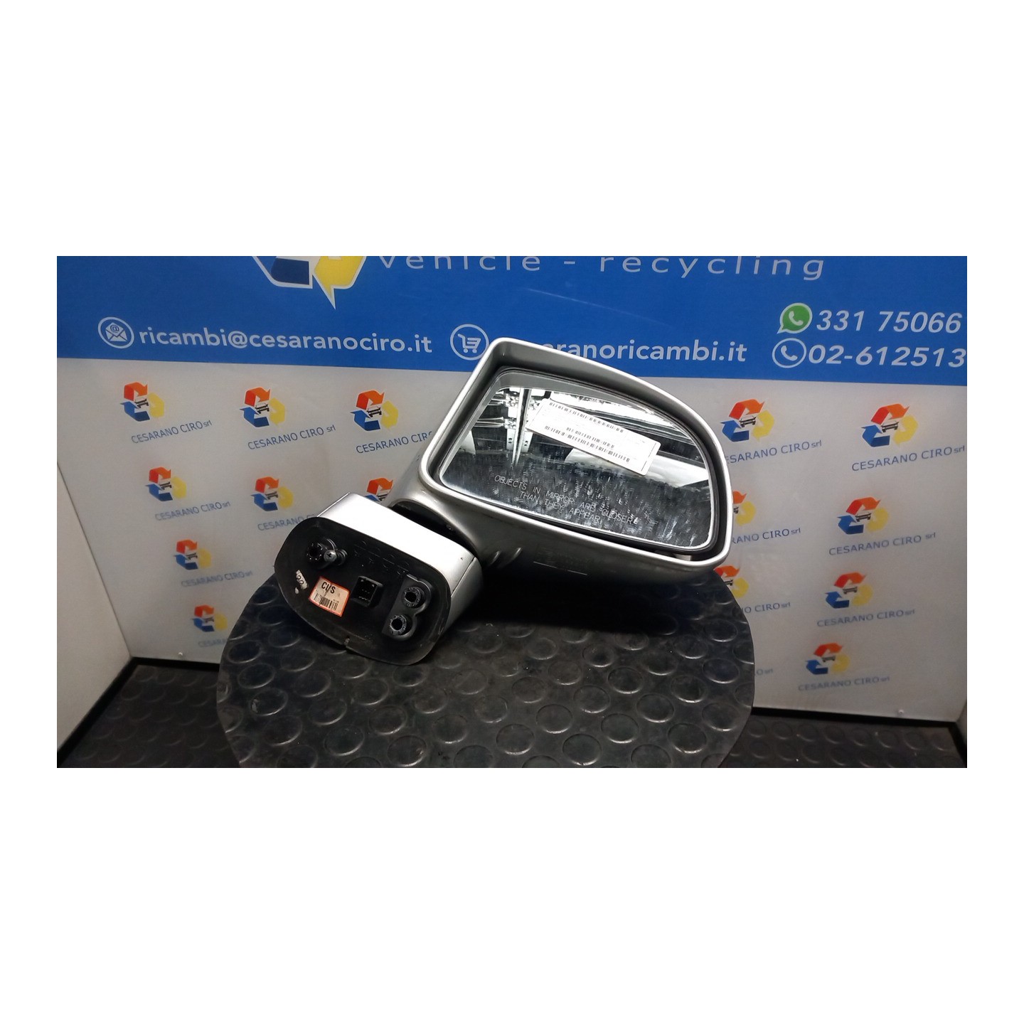 RETROVISORE EST. REGOLAZ. ELETTR. VERNICIATO TERMICO DX. 067 KIA CARENS 2A SERIE (11/06-) D4EA 876201D340