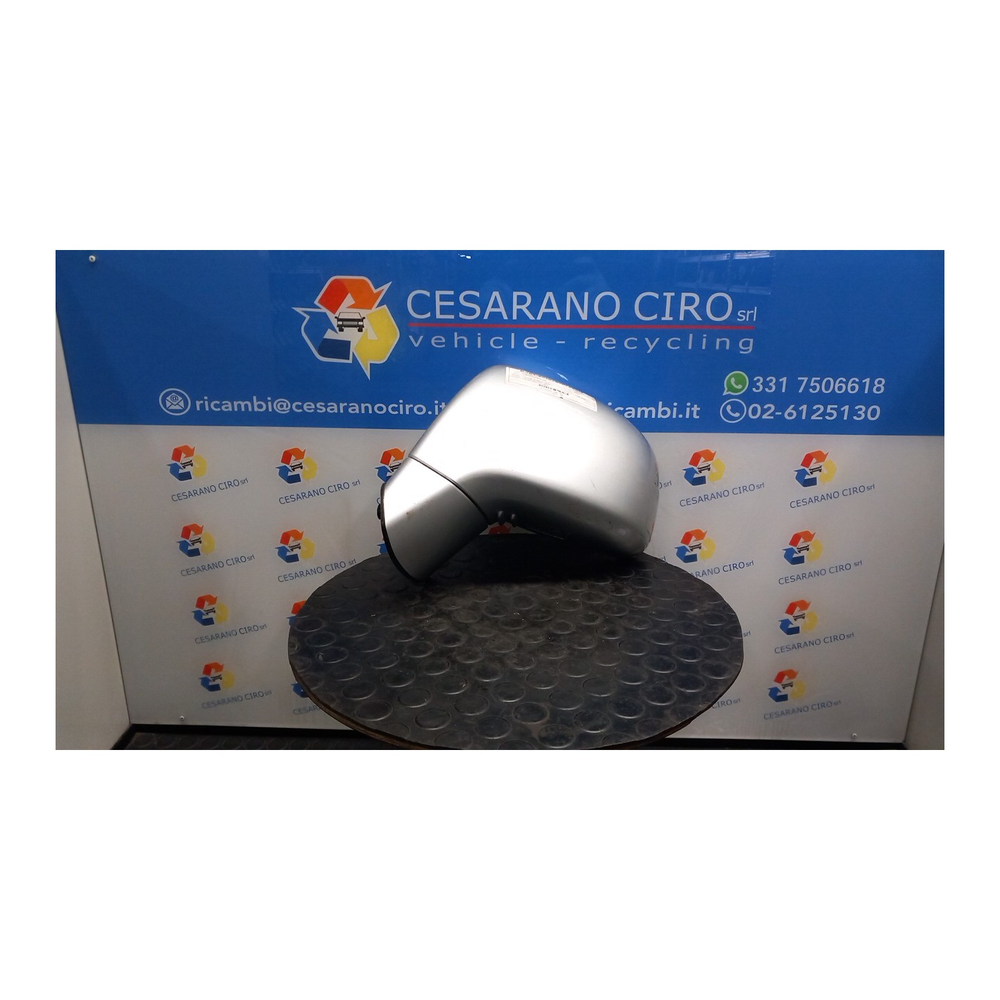RETROVISORE EST. REGOLAZ. ELETTR. VERNICIATO TERMICO SX. 068 KIA CARENS 2A SERIE (11/06-) D4EA 876101D340