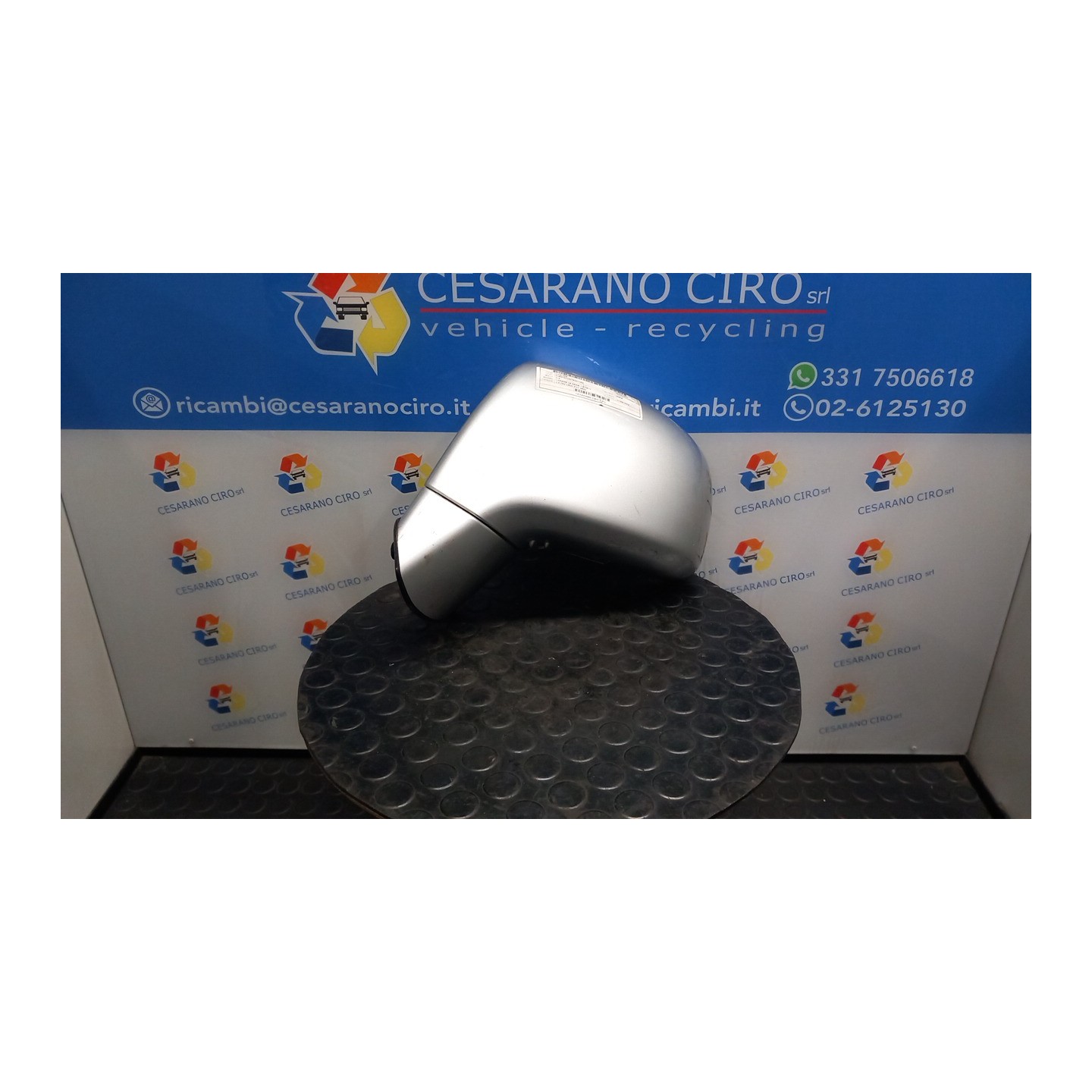 RETROVISORE EST. REGOLAZ. ELETTR. VERNICIATO TERMICO SX. 068 KIA CARENS 2A SERIE (11/06-) D4EA 876101D340