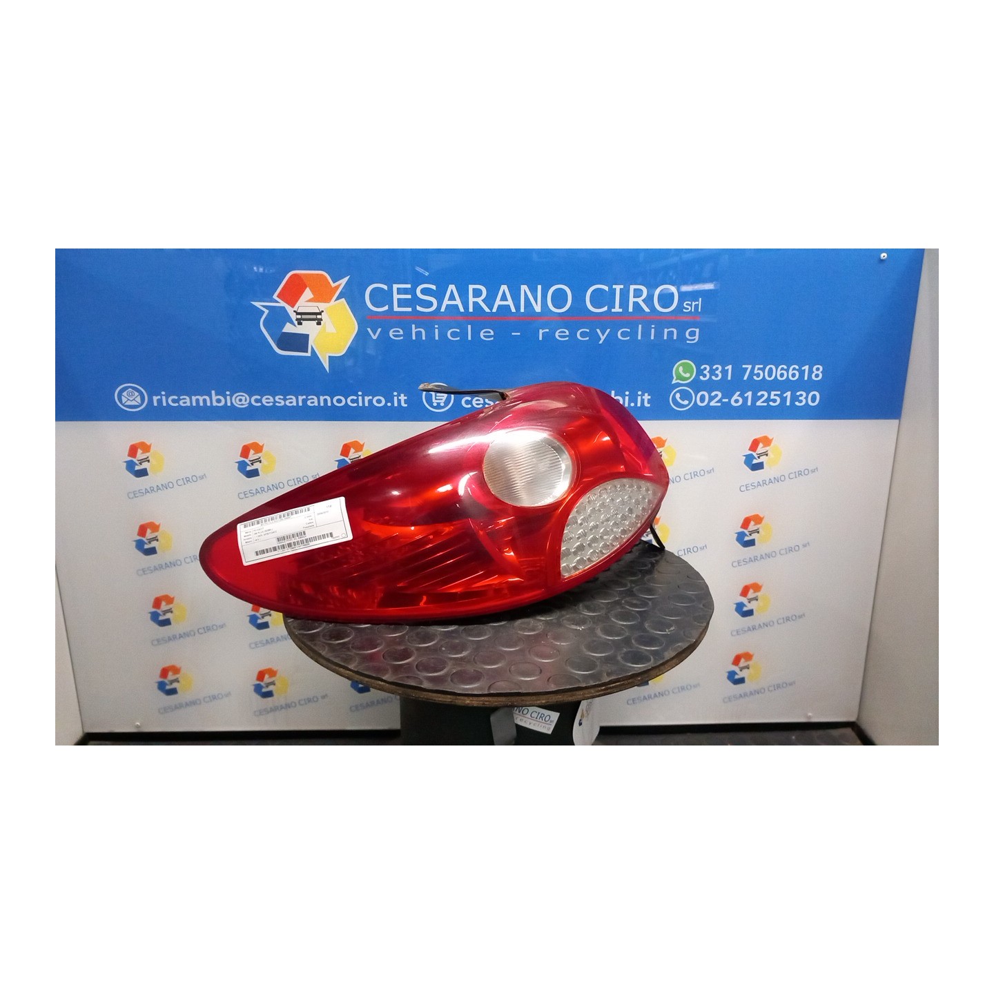 FANALE POST. SX. 081 PEUGEOT 206 PLUS (02/09-) HFX 6350GV