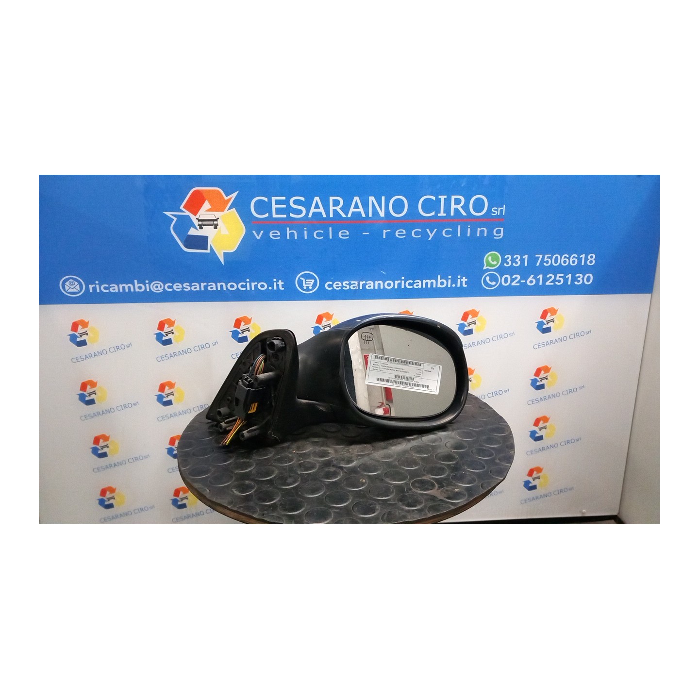 RETROVISORE EST. TERMICO DX. 099 CITROEN XSARA PICASSO (12/99-01/10) 9HZ 8149NJ