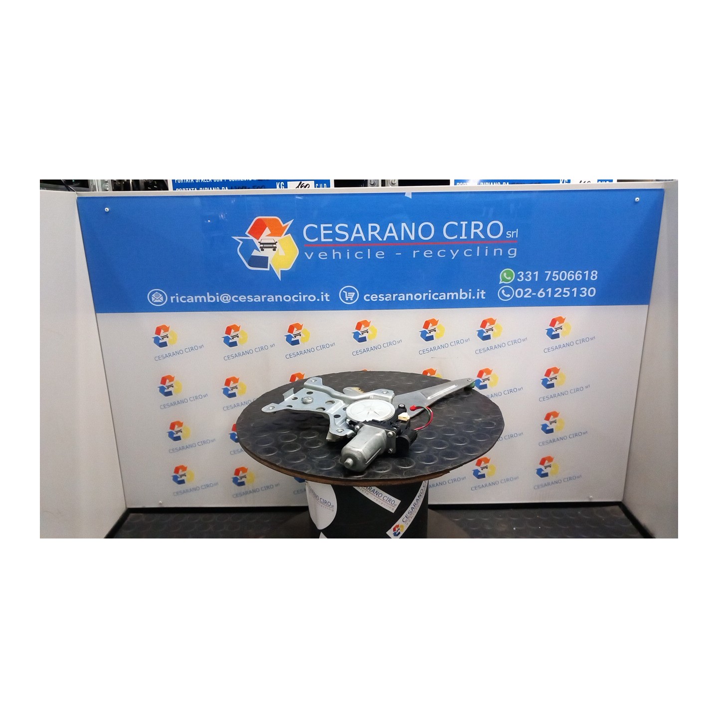 ALZACRISTALLO ELETTR. PORTA POST. DX. 029 FIAT SEDICI (3B) (02/06-11/11) D20AA 71768020
