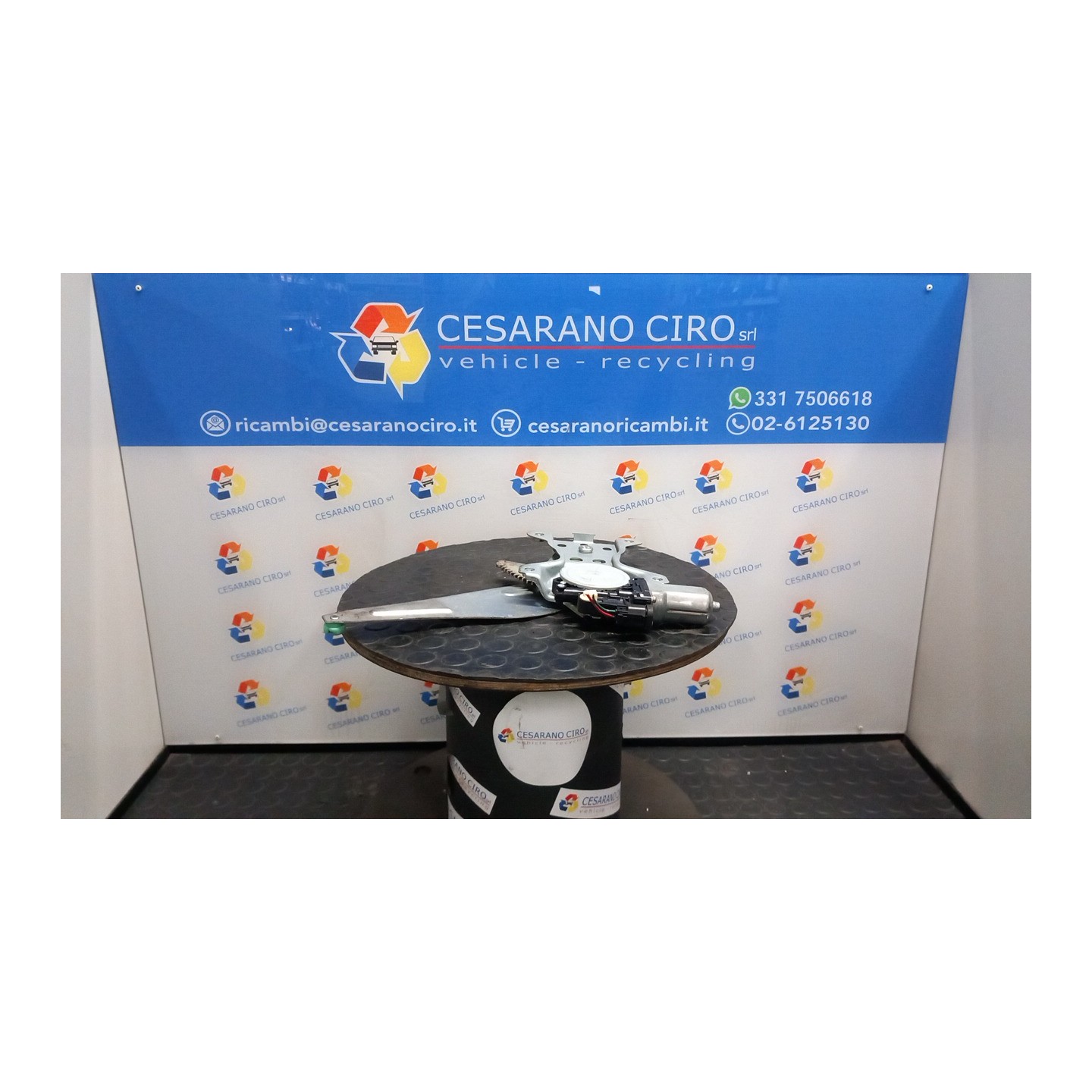 ALZACRISTALLO ELETTR. PORTA POST. SX. 030 FIAT SEDICI (3B) (02/06-11/11) D20AA 71768021