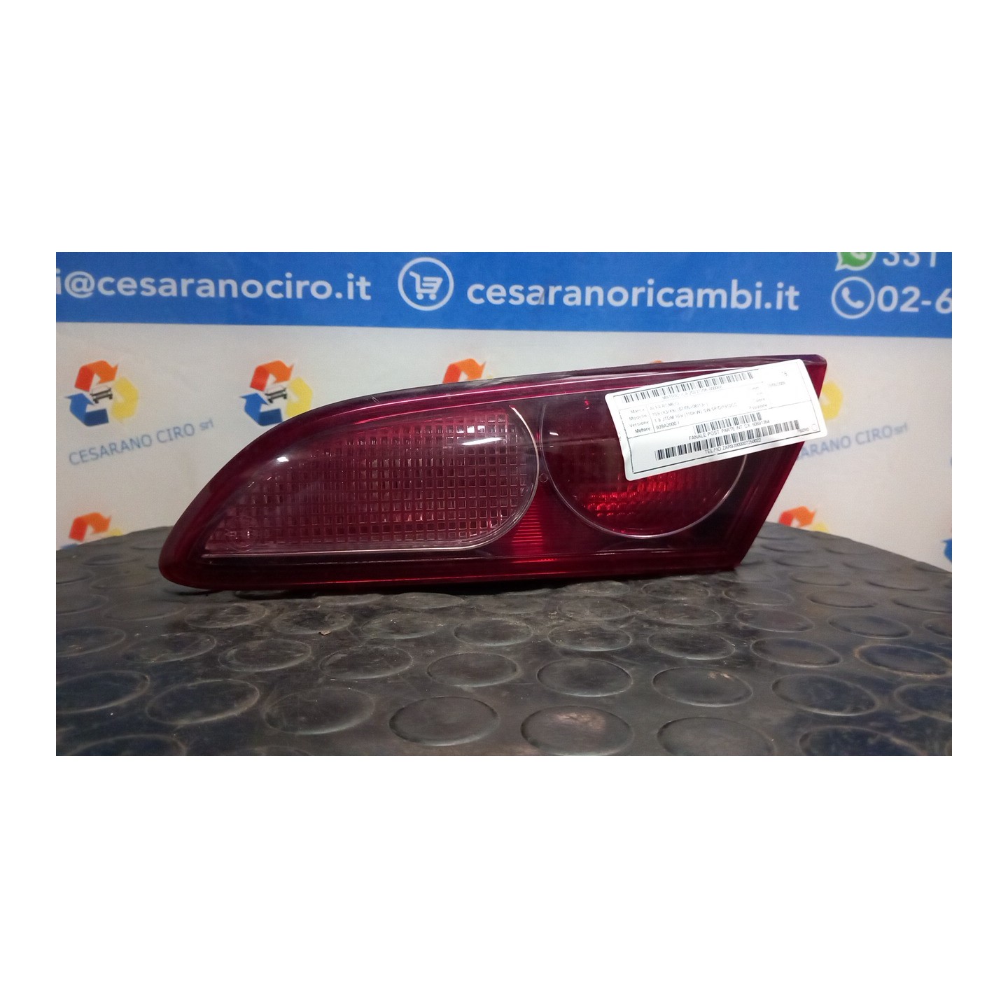 FANALE POST. PARTE INT. DX. 066 ALFA ROMEO 159 (X3/X9) (07/05-06/13) 939A2000 60691364