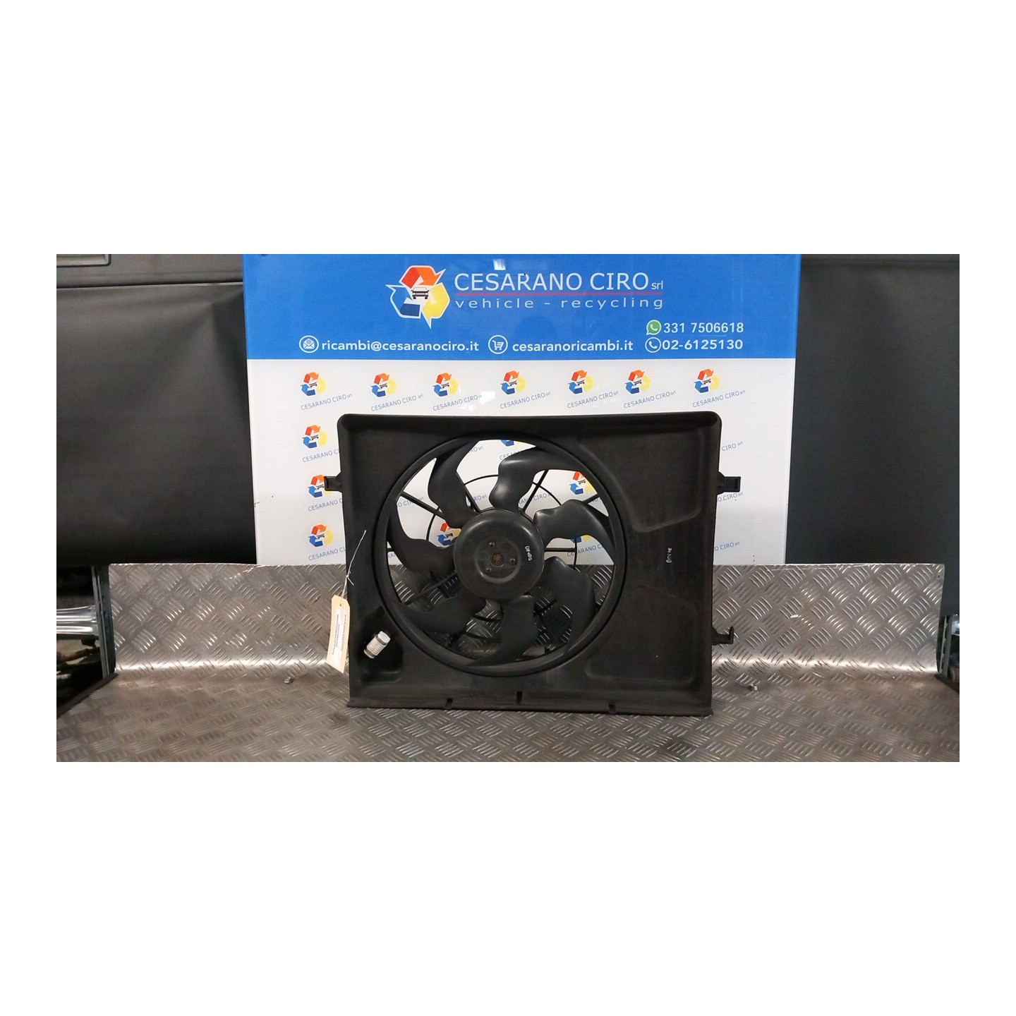 ELETTROVENTOLA CON SUPPORTO 130 HYUNDAI I30 (07/07-) D4FB 253802H600