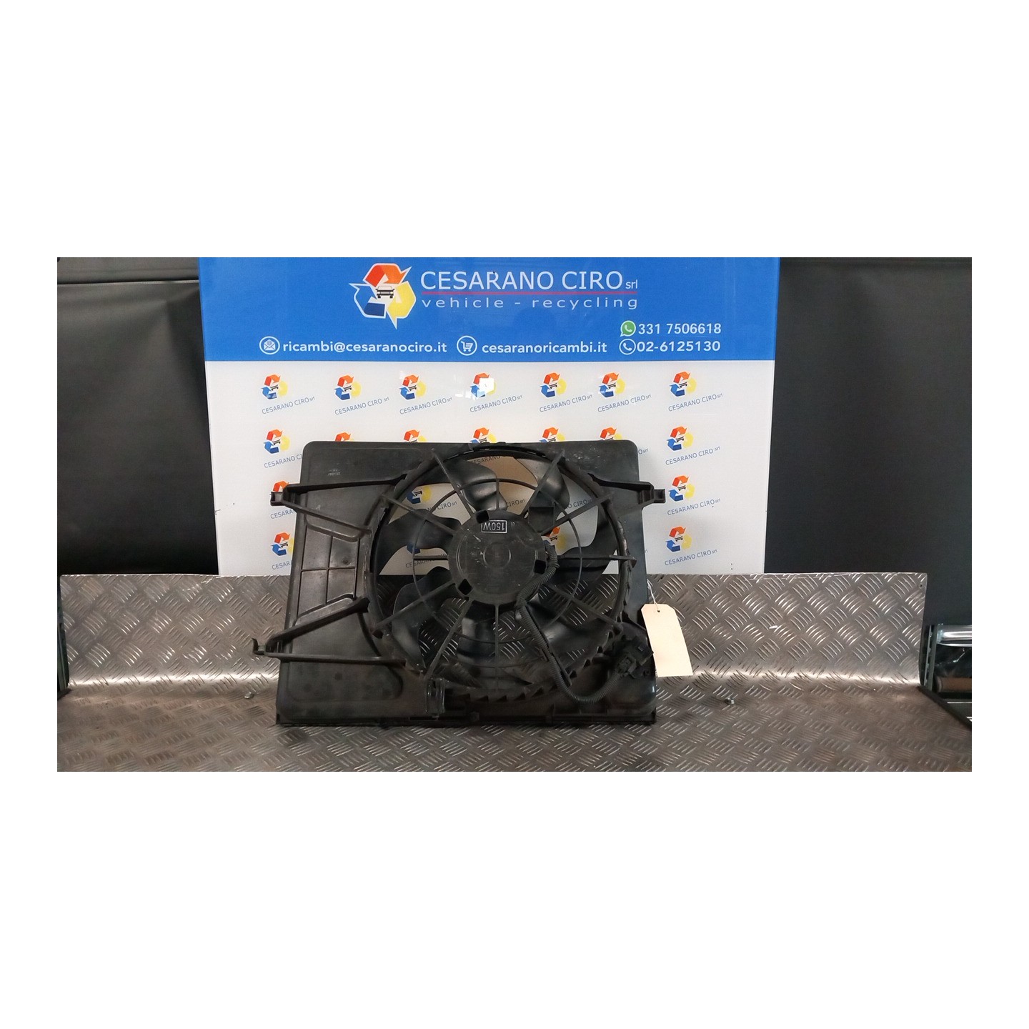 ELETTROVENTOLA CON SUPPORTO 130 HYUNDAI I30 (07/07-) D4FB 253802H600