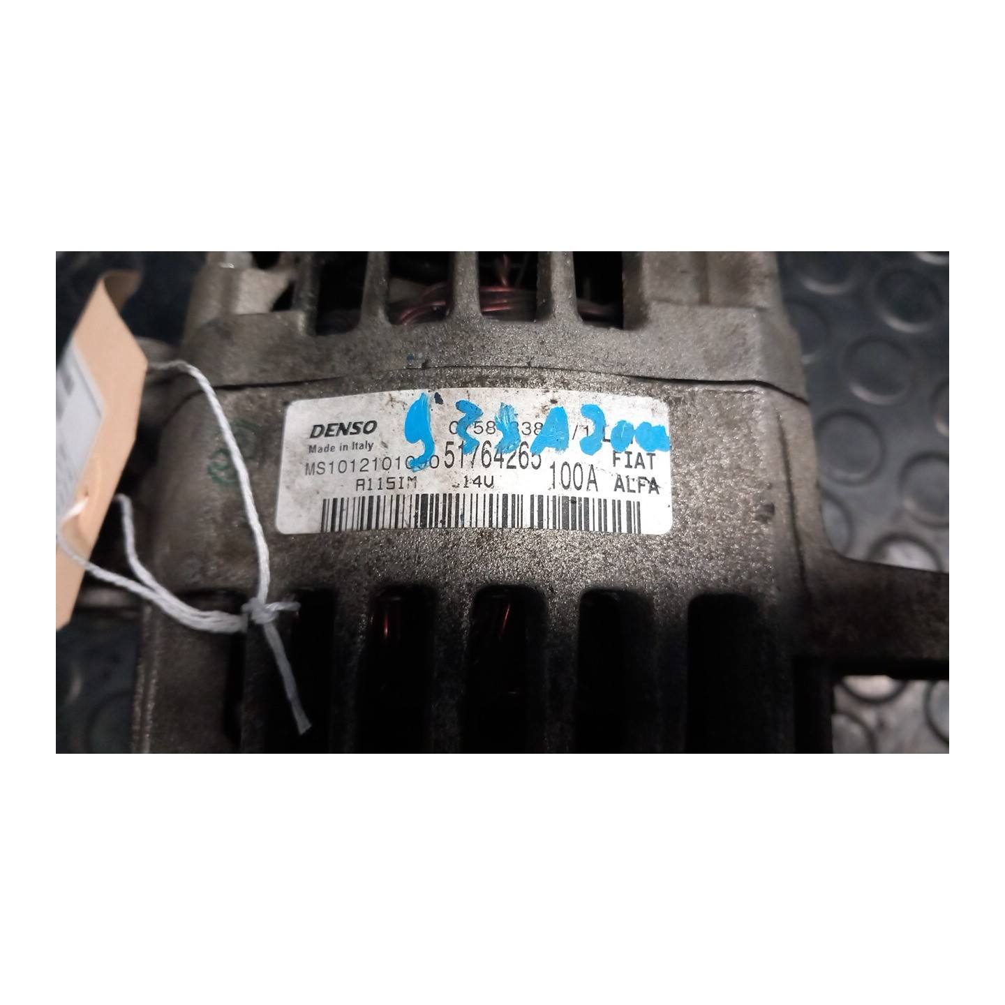 ALTERNATORE 100AMP 131 FIAT BRAVO (3L) (01/07-03/10) 198A8000 51854901