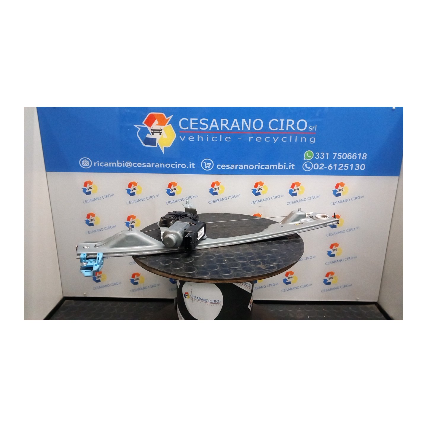 ALZACRISTALLO ELETTR. PORTA POST. C/MOTORINO SX. 023 RENAULT MODUS 1A SERIE (09/04-01/08) D4FD7 8200801330