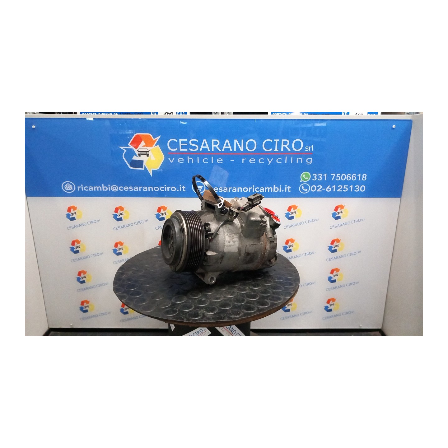 COMPRESSORE A/C 067 NISSAN QASHQAI (J10E/JJ10E) (09/10-) HR16 92600BB00A
