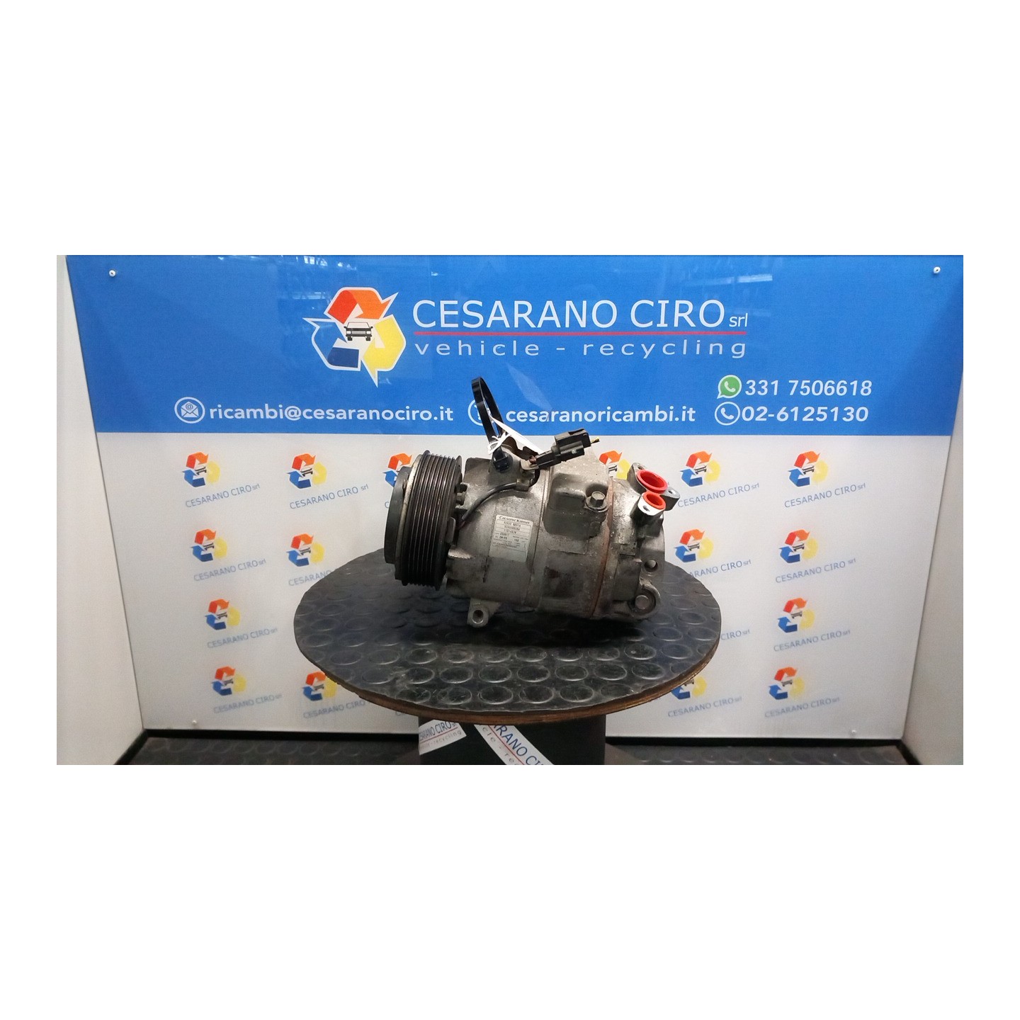 COMPRESSORE A/C 067 NISSAN QASHQAI (J10E/JJ10E) (09/10-) HR16 92600BB00A