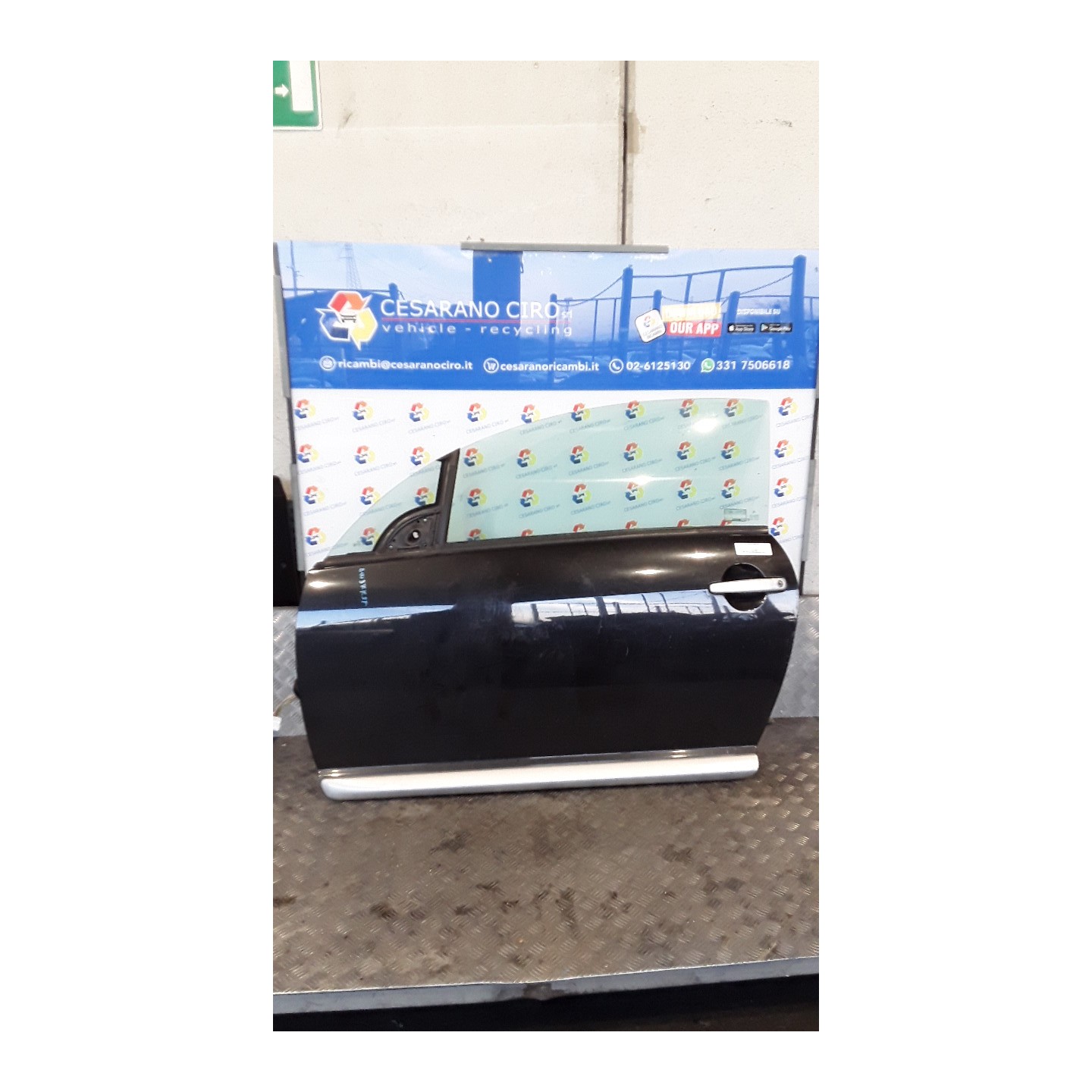 PORTA ANT. DX. 081 CITROEN C3 PLURIEL (05/03-11/10) 8HZ 9004S6