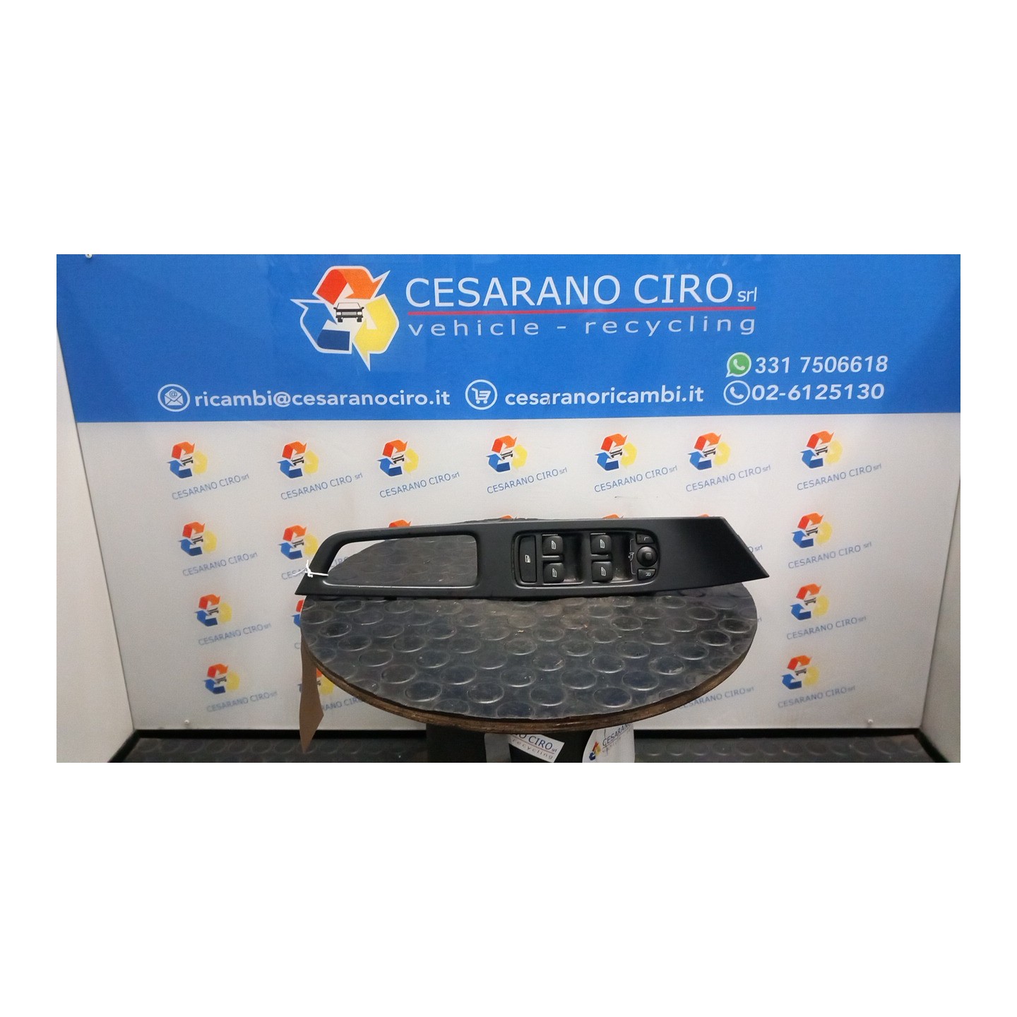 BLOCCO COMANDI ALZACRISTALLI E RETROVISORI EST. 054 VOLVO S60 (05/10-) D5244T10 31334345