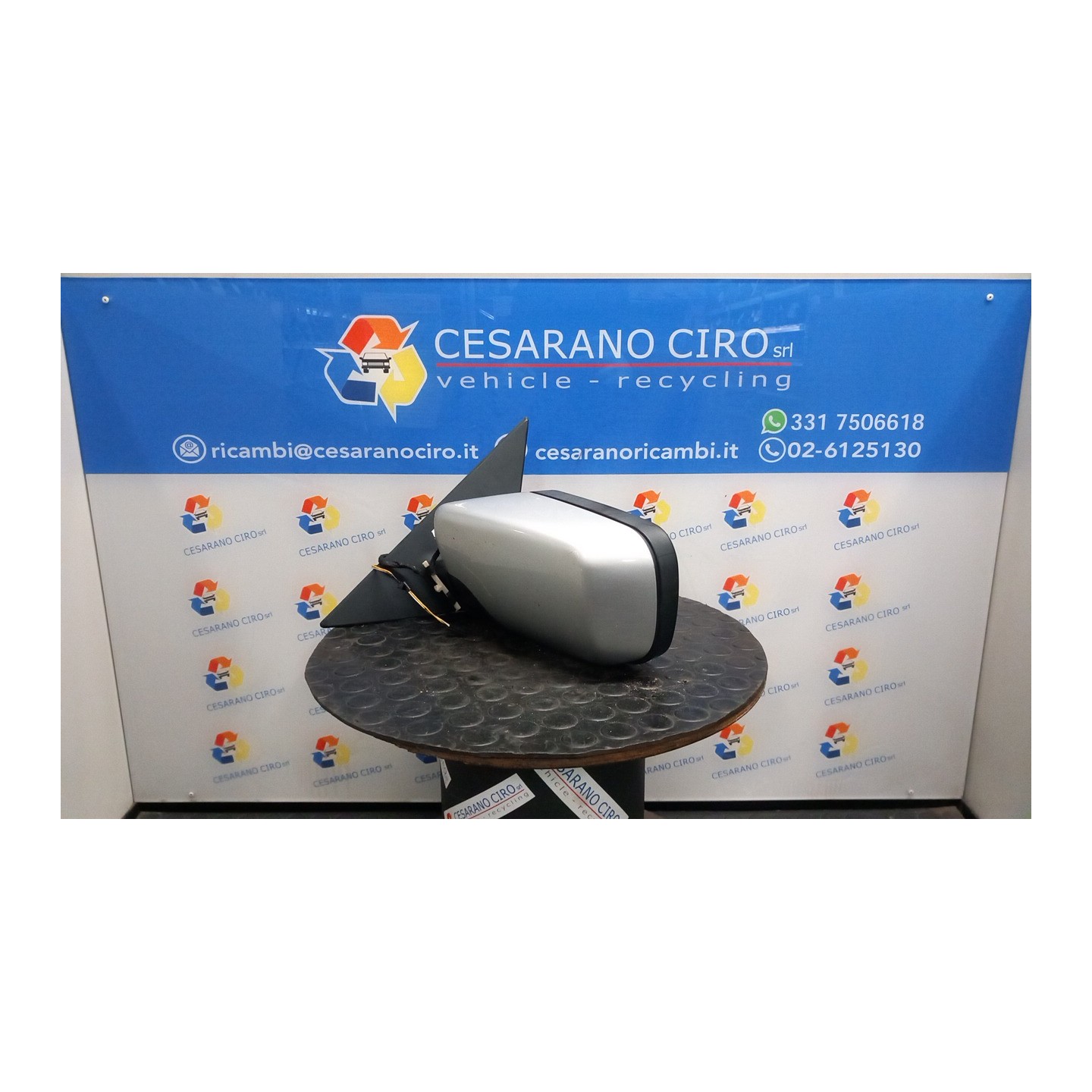 RETROVISORE EST. REGOLAZ. ELETTR. TERMICO SX. 100 BMW SERIE 3 (E46) (09/01-09/05) 204D4 51168245125