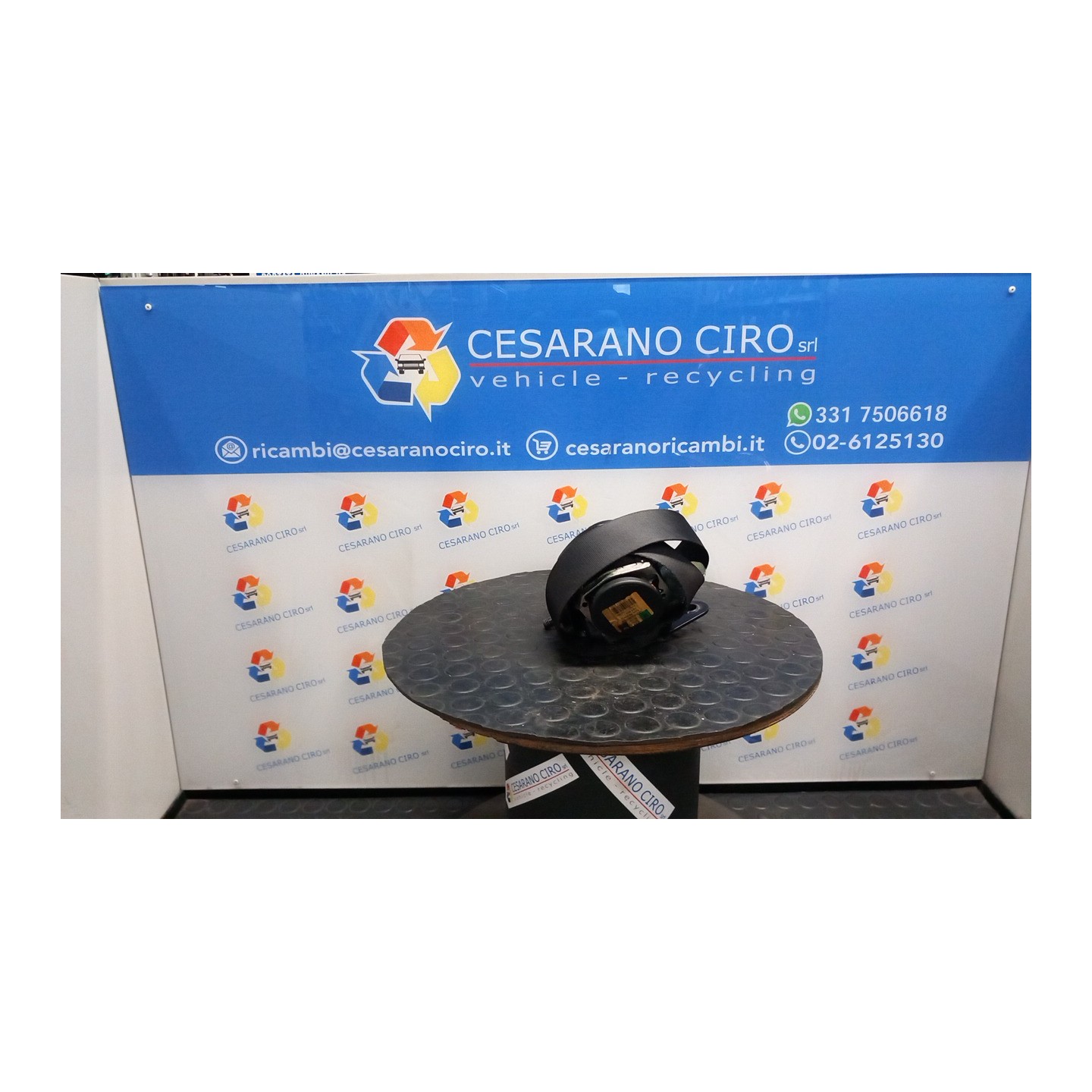 CINTURA DI SICUREZZA ANT. DX. 096 MINI MINI (R56) (08/06-08/10) N12B16A 72117261942