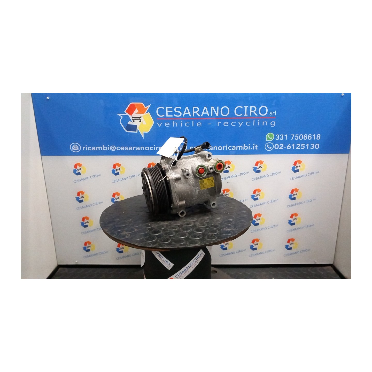 COMPRESSORE A/C 019 FORD FIESTA (CB1) (09/08-10/13) KVJA 1536196