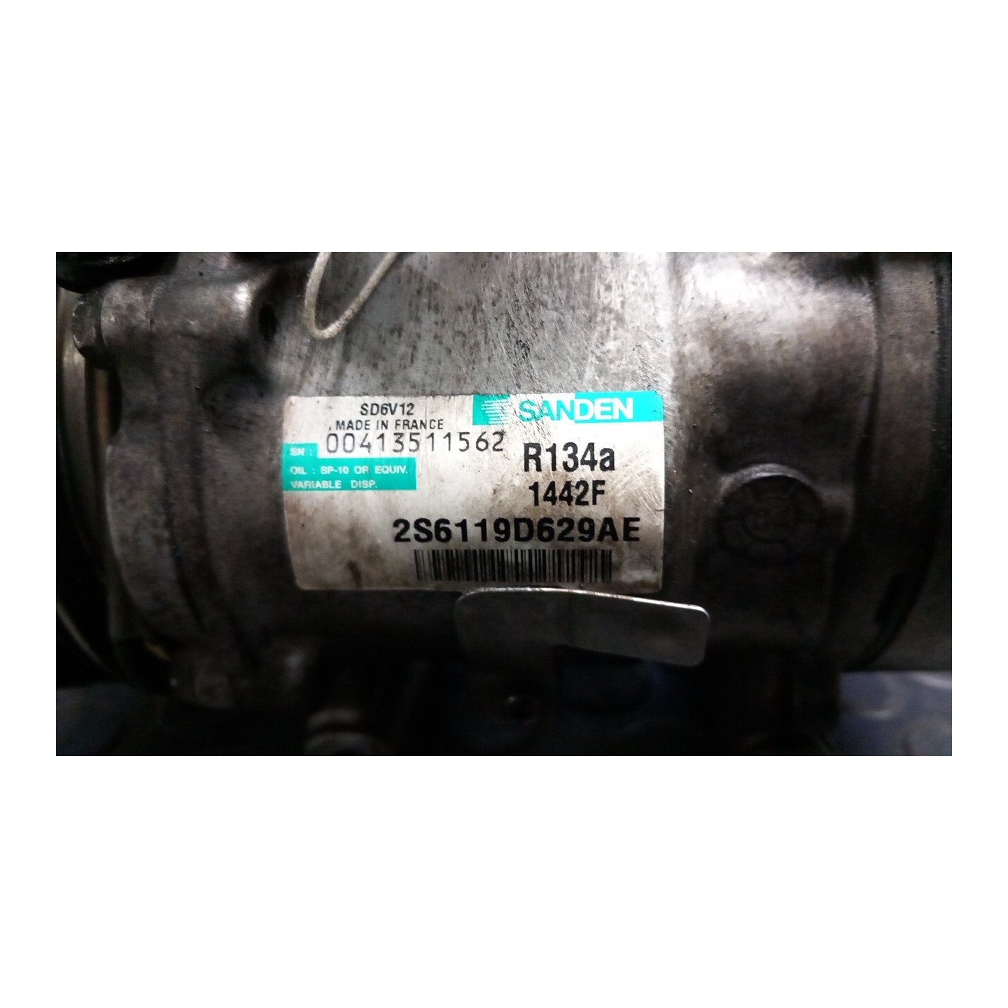 COMPRESSORE A/C 036 MAZDA MAZDA 2 1A SERIE (02/03-08/07 F6JA DE9761450A
