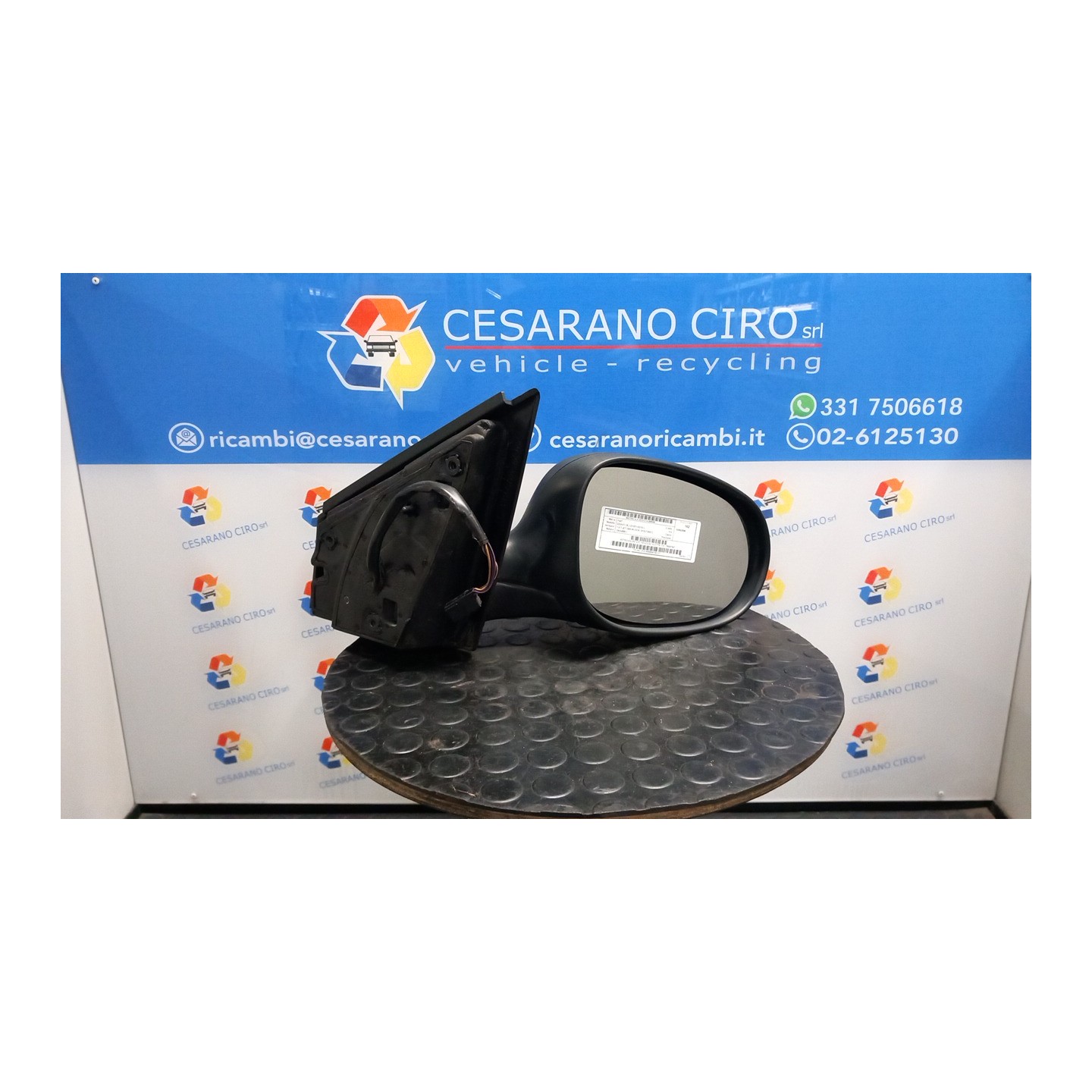 RETROVISORE EST. REGOLAZ. ELETTR. DX. 006 FIAT BRAVO (3L) (01/07-03/10) 198A4000 735597947