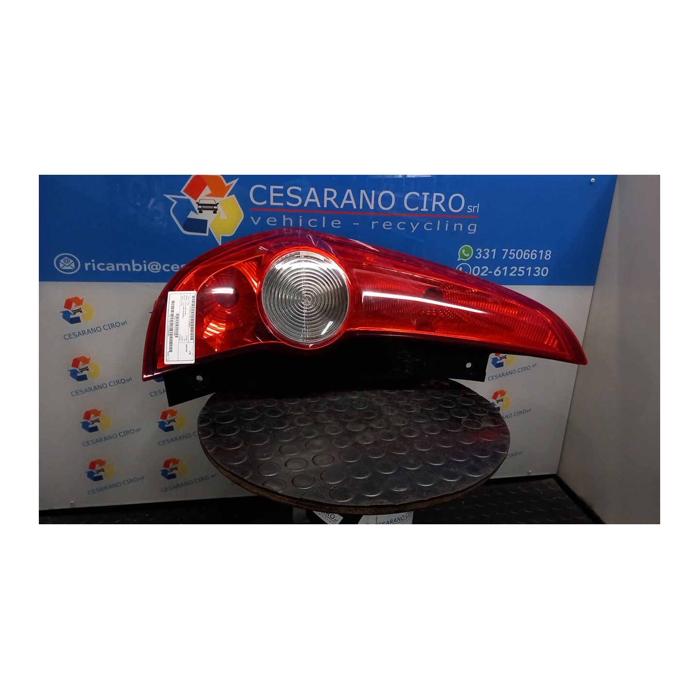 FANALE POST. DX. 022 OPEL AGILA (H08) (01/08-) K10B 93193680