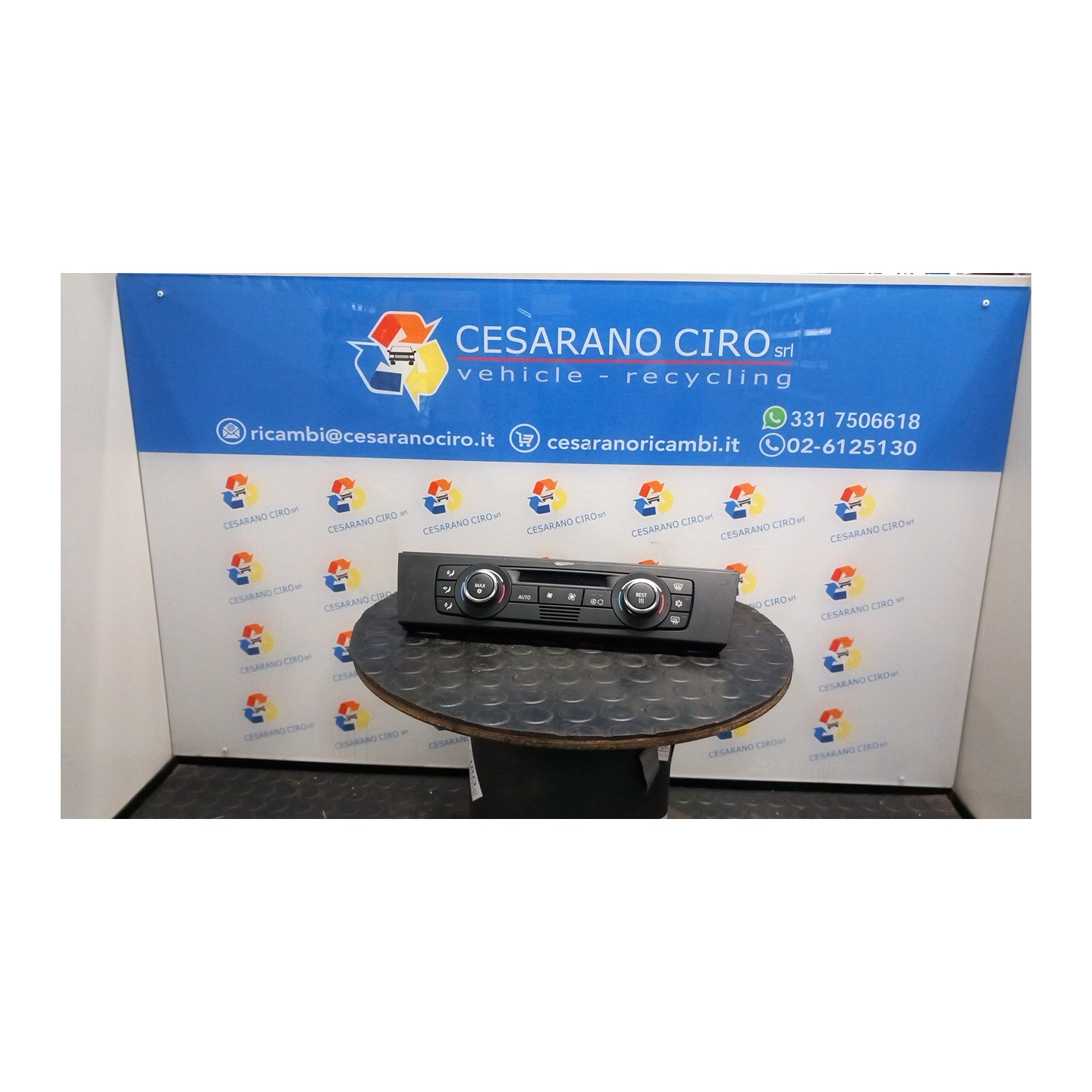 BLOCCO COMANDO CLIMATIZZAZIONE 026 BMW SERIE 3 (E93) CABRIO (03/07-09 N47D20A 64119190922