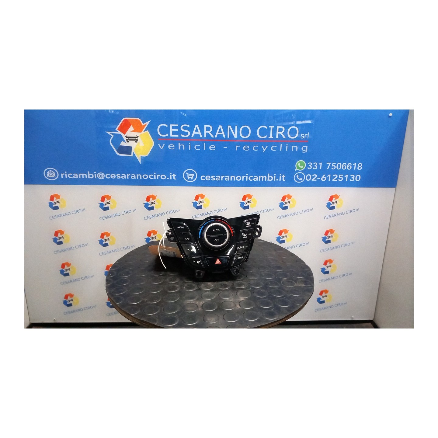 BLOCCO COMANDO CLIMATIZZAZIONE C/A/C AUTO 046 HYUNDAI VELOSTER (07/11-) G4FD 972502V2204X