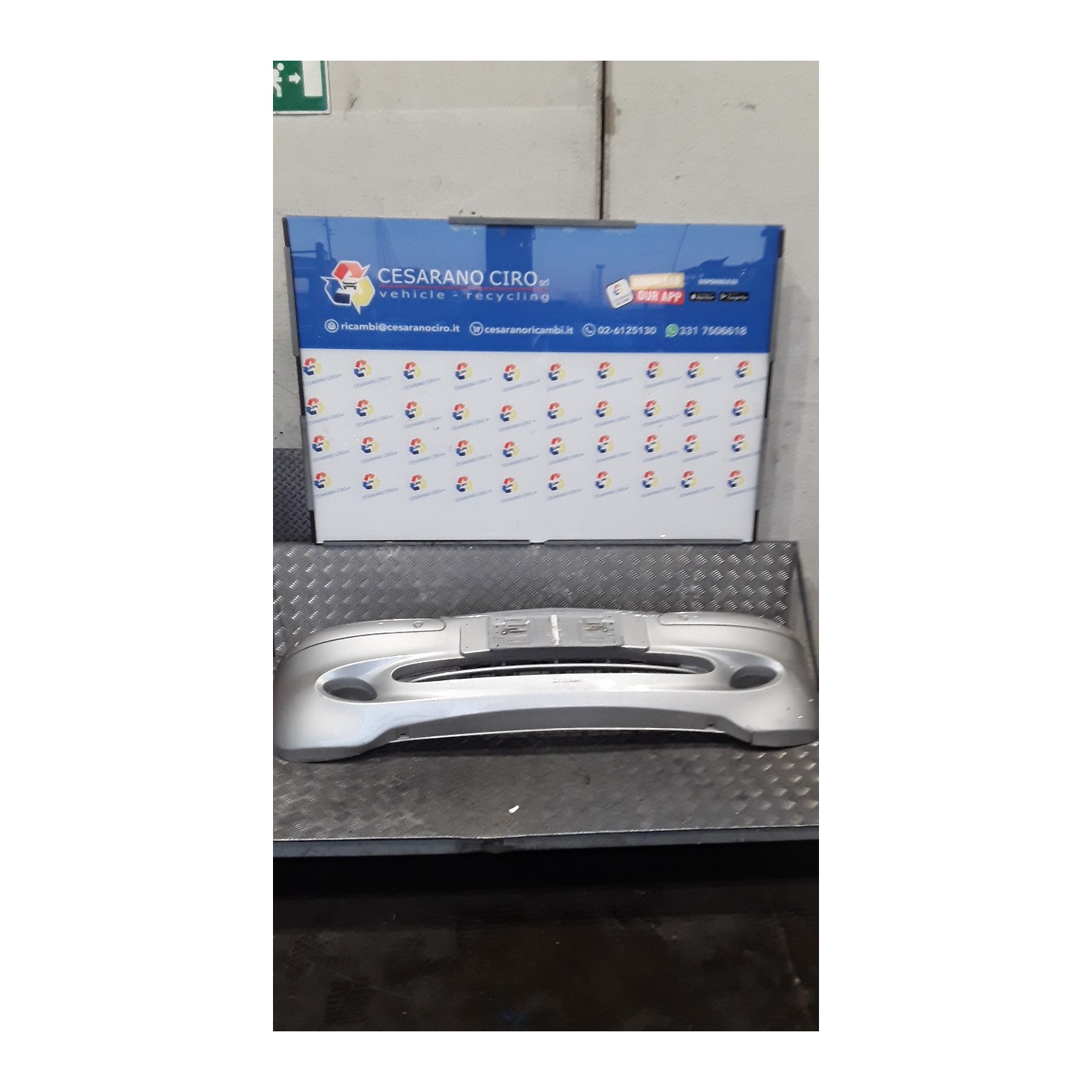 PARAURTI ANT. 056 MERCEDES-BENZ CLASSE A LUNGA (V168) (03/01-0 668942 A1688853025