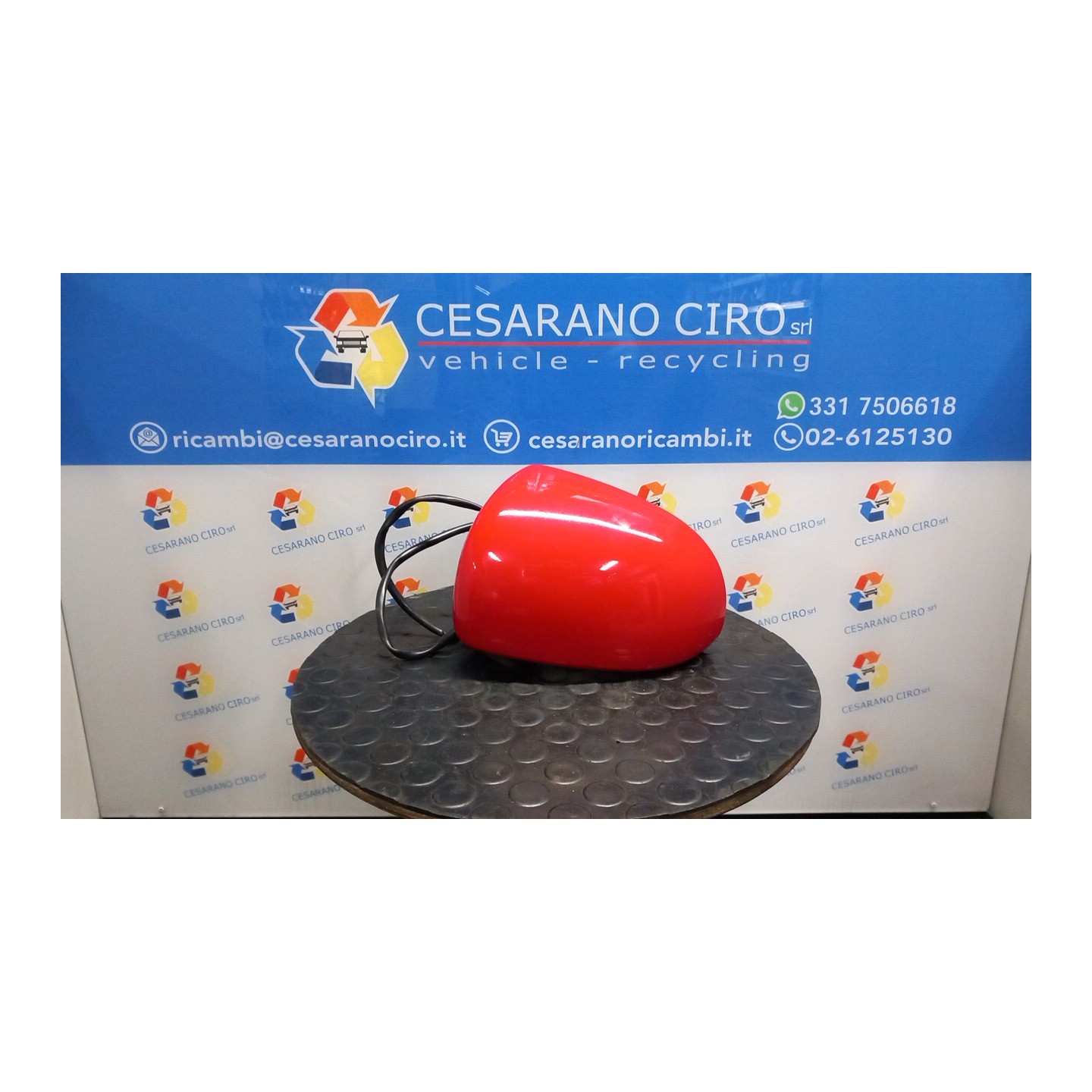 RETROVISORE EST. REGOLAZ. ELETTR. RIPIEGHEVOLE SX. 008 VOLKSWAGEN NEW BEETLE (1C) (02/99-) AQY 1C1857507ACGRU