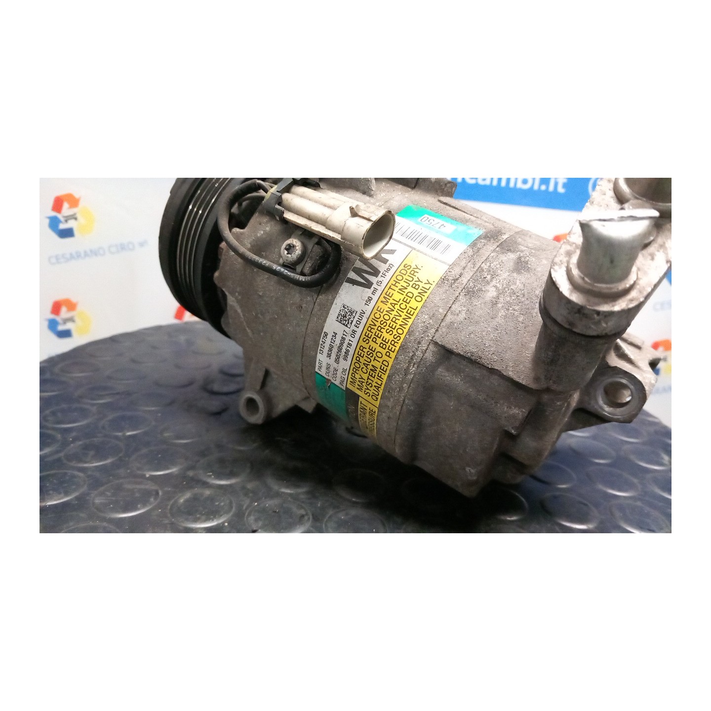 COMPRESSORE A/C 022 OPEL MERIVA (X03) (03/03-12/10) Z16XEP 93190814