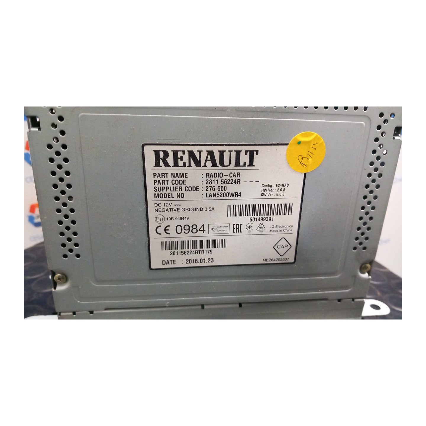 AUTORADIO C/NAVIGATORE/ENPA01 073 DACIA SANDERO 2A SERIE (12/12-09/21 D4FF7 281153391R