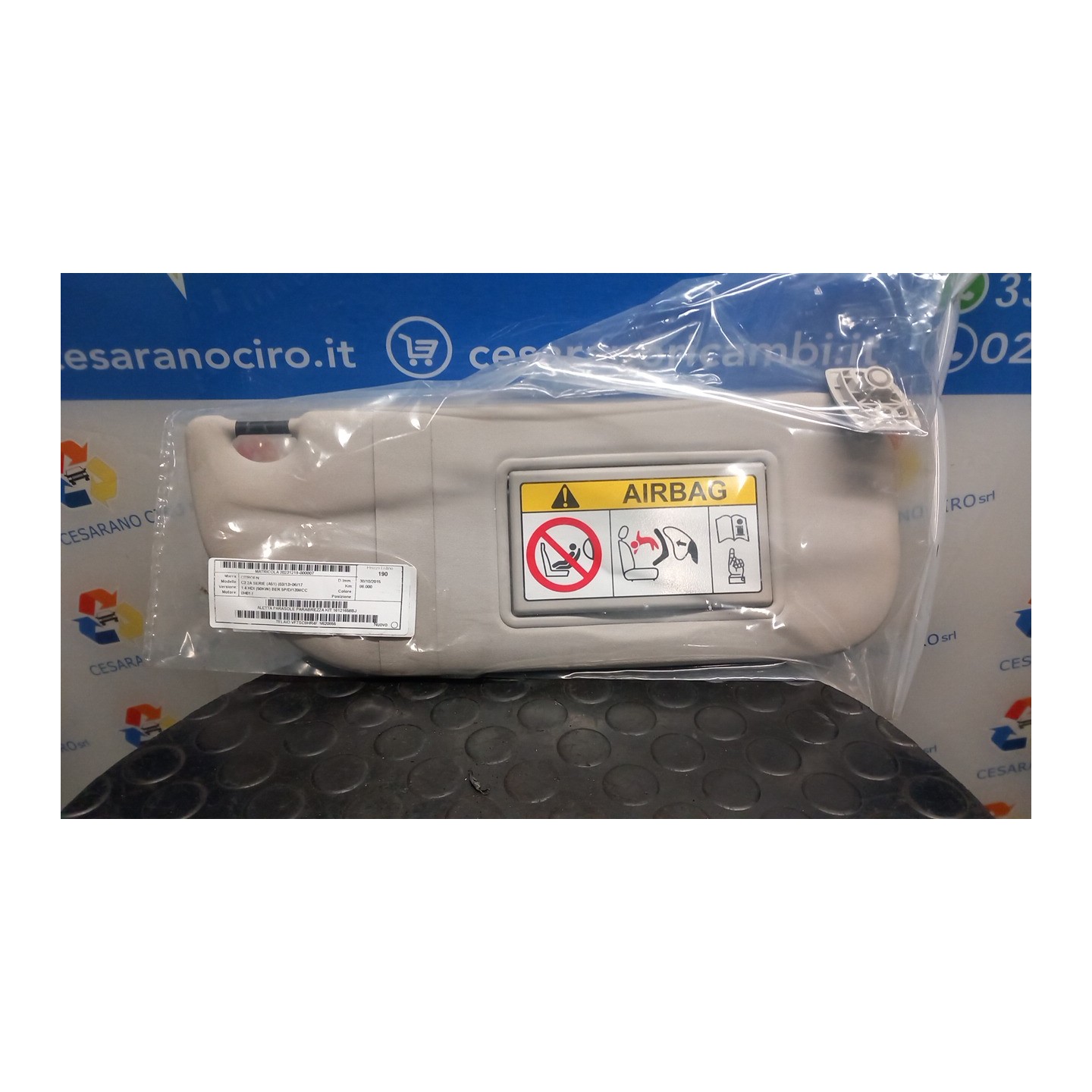 ALETTA PARASOLE PARABREZZA KIT 007 CITROEN C3 2A SERIE (A51) (03/13-06/17 8H01 16121658BJ