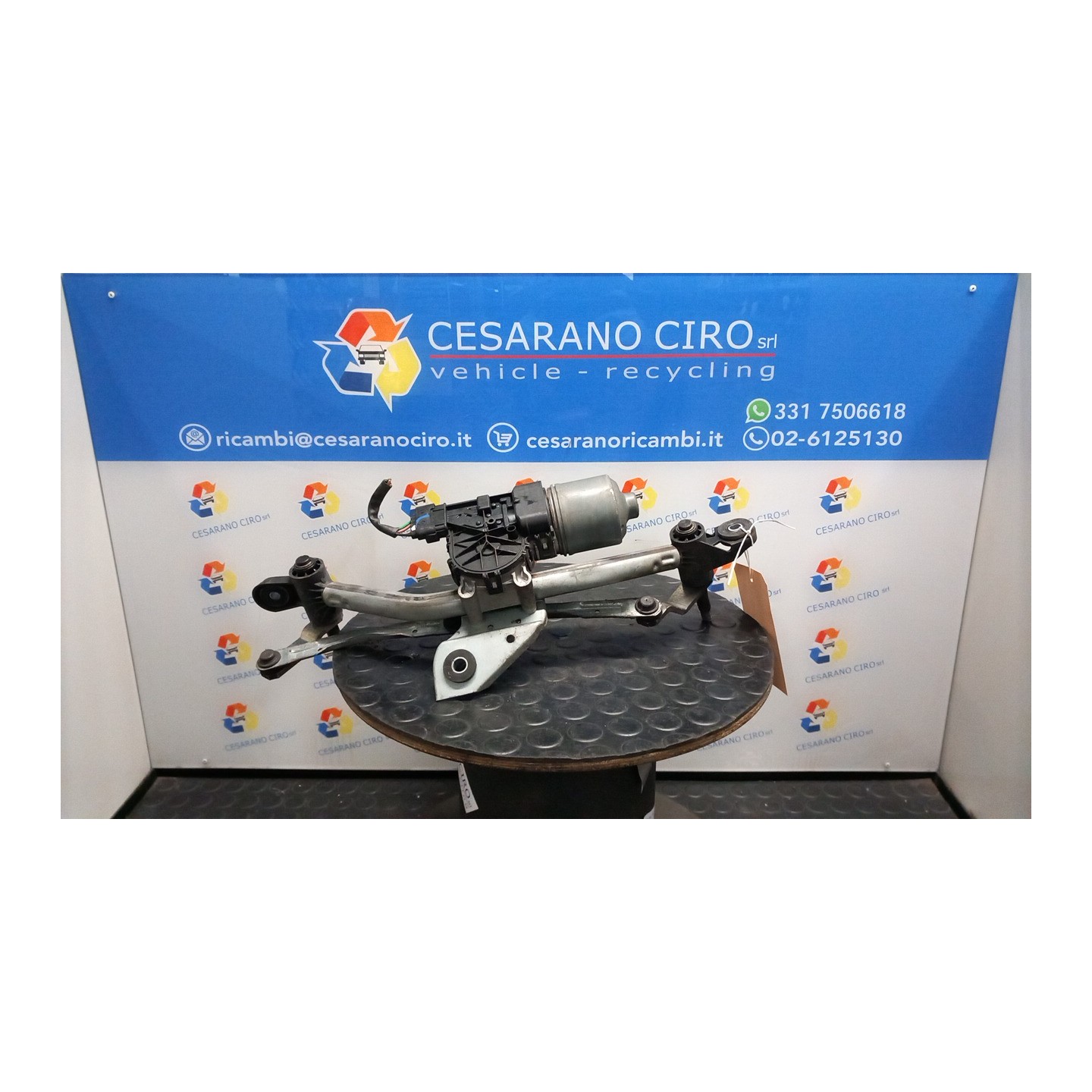 MECCANISMO TERGIPARABREZZA CON MOTORINO 032 RENAULT TWINGO 2A SERIE (06/07-02/12) D4FJ7 8200364766