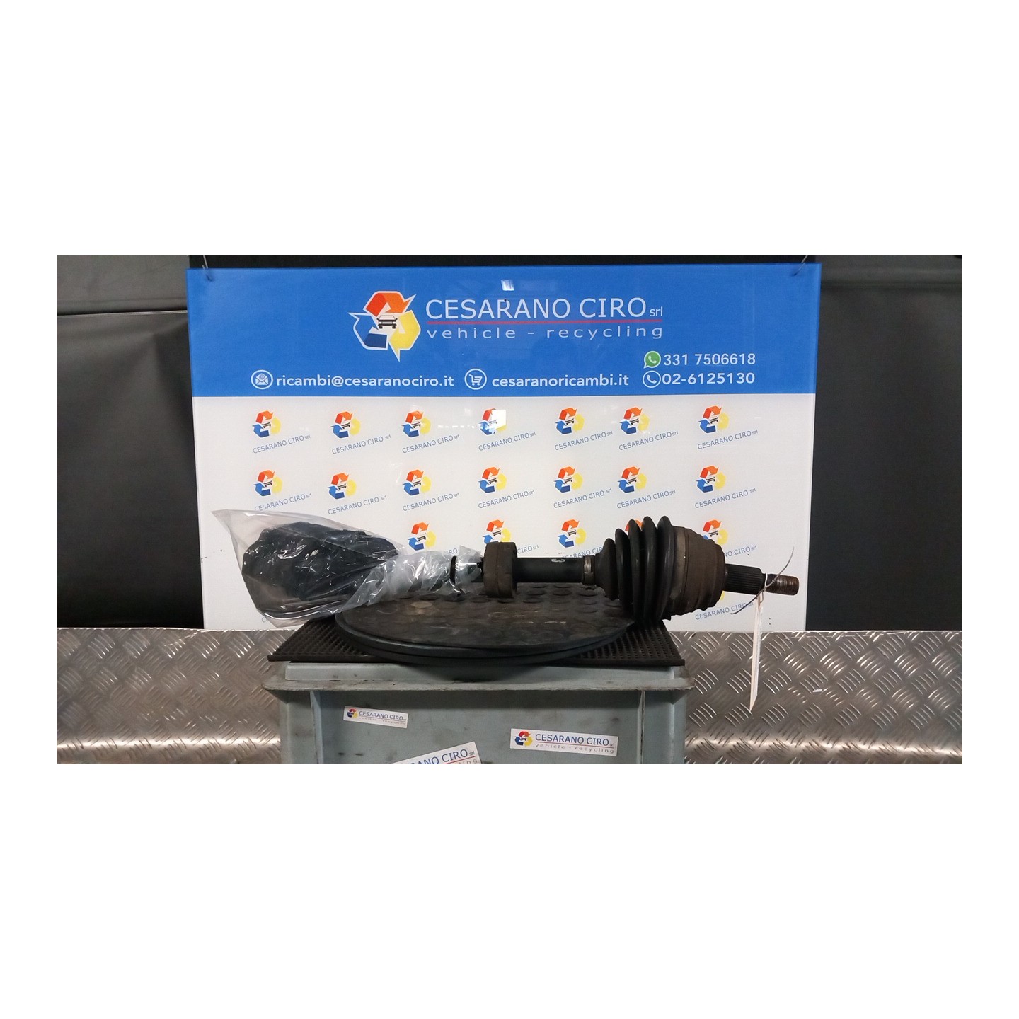 SEMIALBERO ANT. COMPL. DX. 029 VOLKSWAGEN NEW BEETLE (1C) (02/99-) AQY 1J0407272NN