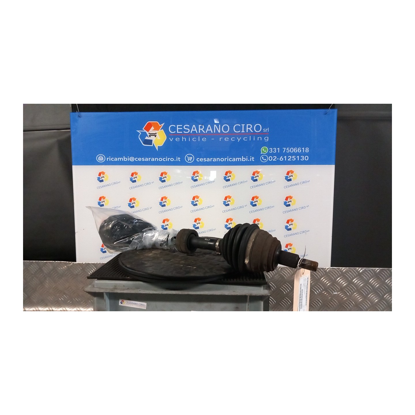 SEMIALBERO ANT. COMPL. DX. 029 VOLKSWAGEN NEW BEETLE (1C) (02/99-) AQY 1J0407272NN