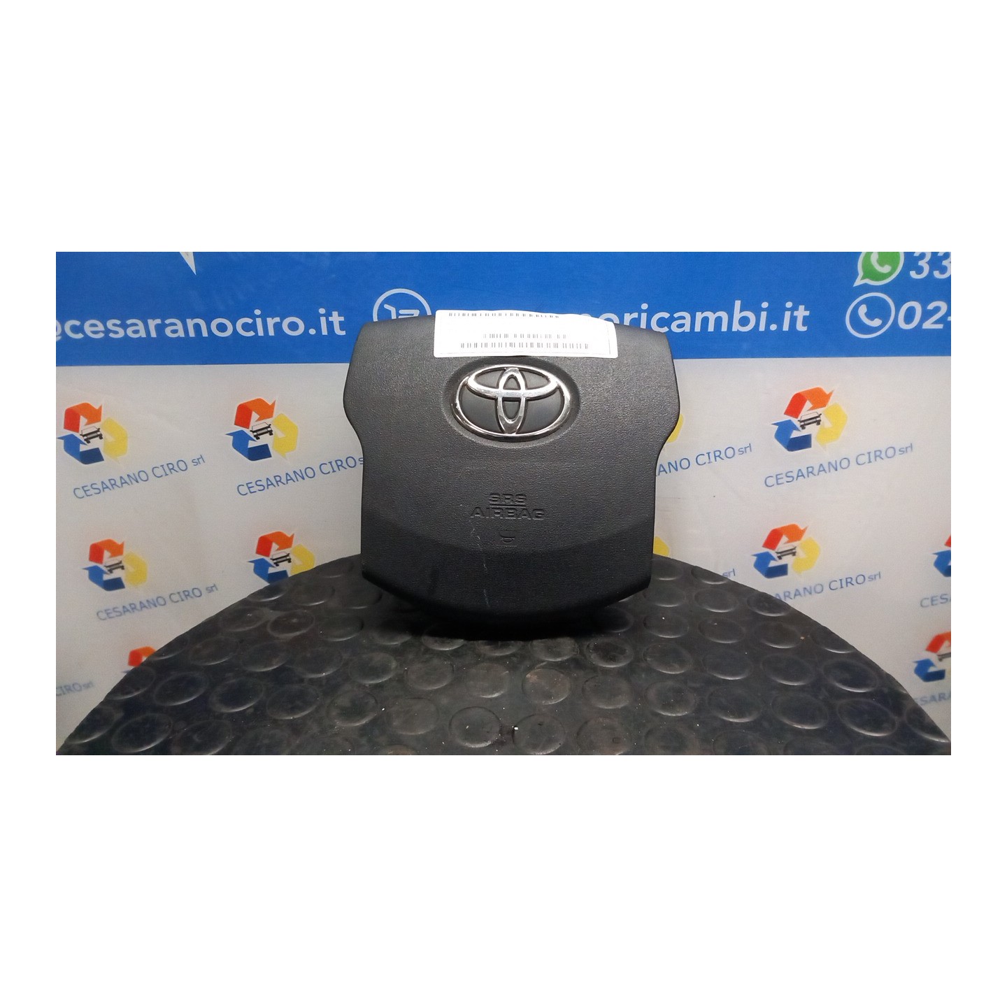 DISPOSITIVO AIRBAG LATO GUIDA 027 TOYOTA PRIUS 2A SERIE (02/04-06/10) 1NZFXE 4513047080C0