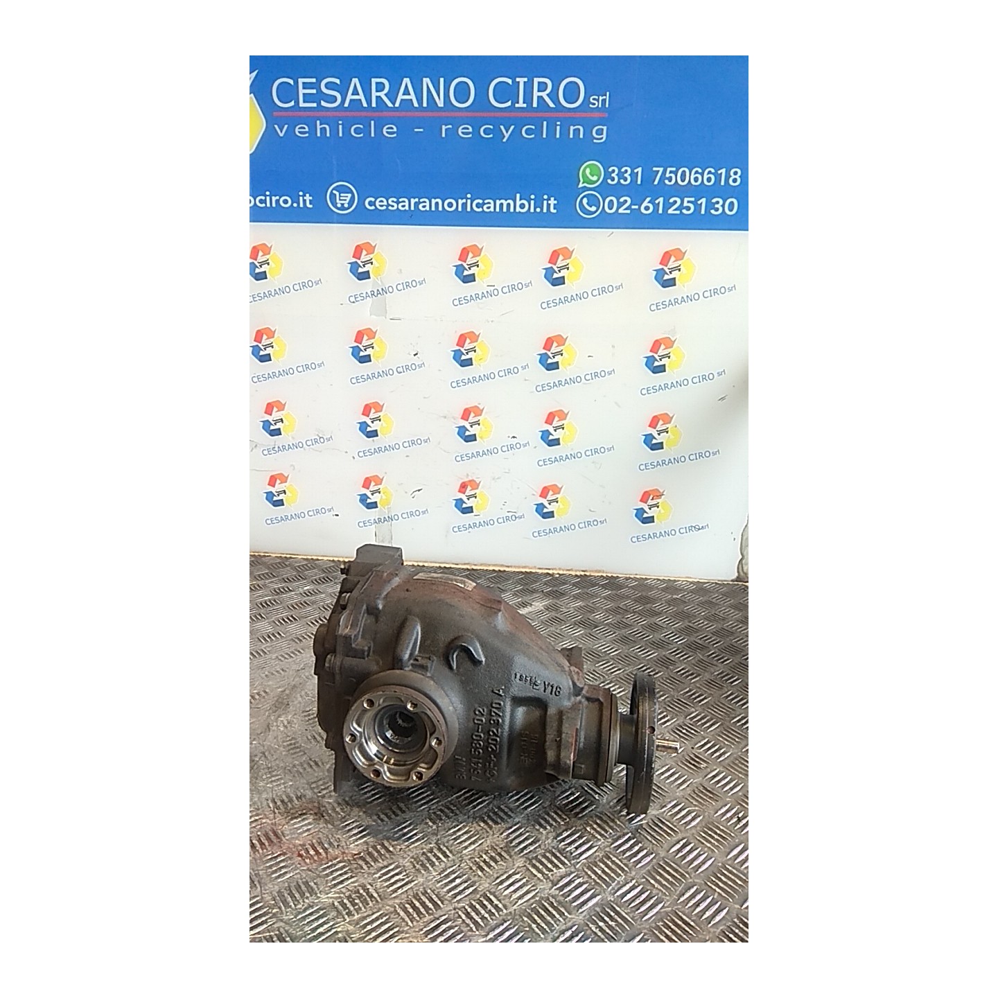 DIFFERENZIALE POST. COMPL. P/ATM/ROTAZ. 036 BMW SERIE 3 (E93) CABRIO (03/07-09 N47D20A 33107591017