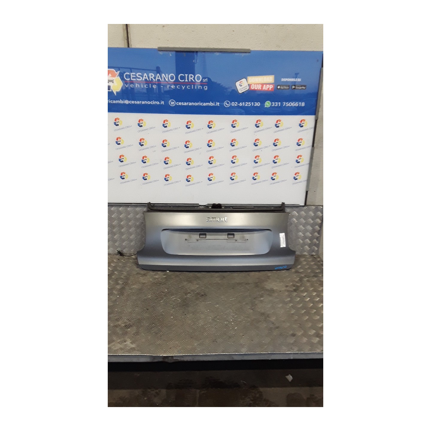 PORTELLO POST. 074 SMART FORTWO (C453) (07/14-01/20) H4D A45374220009999