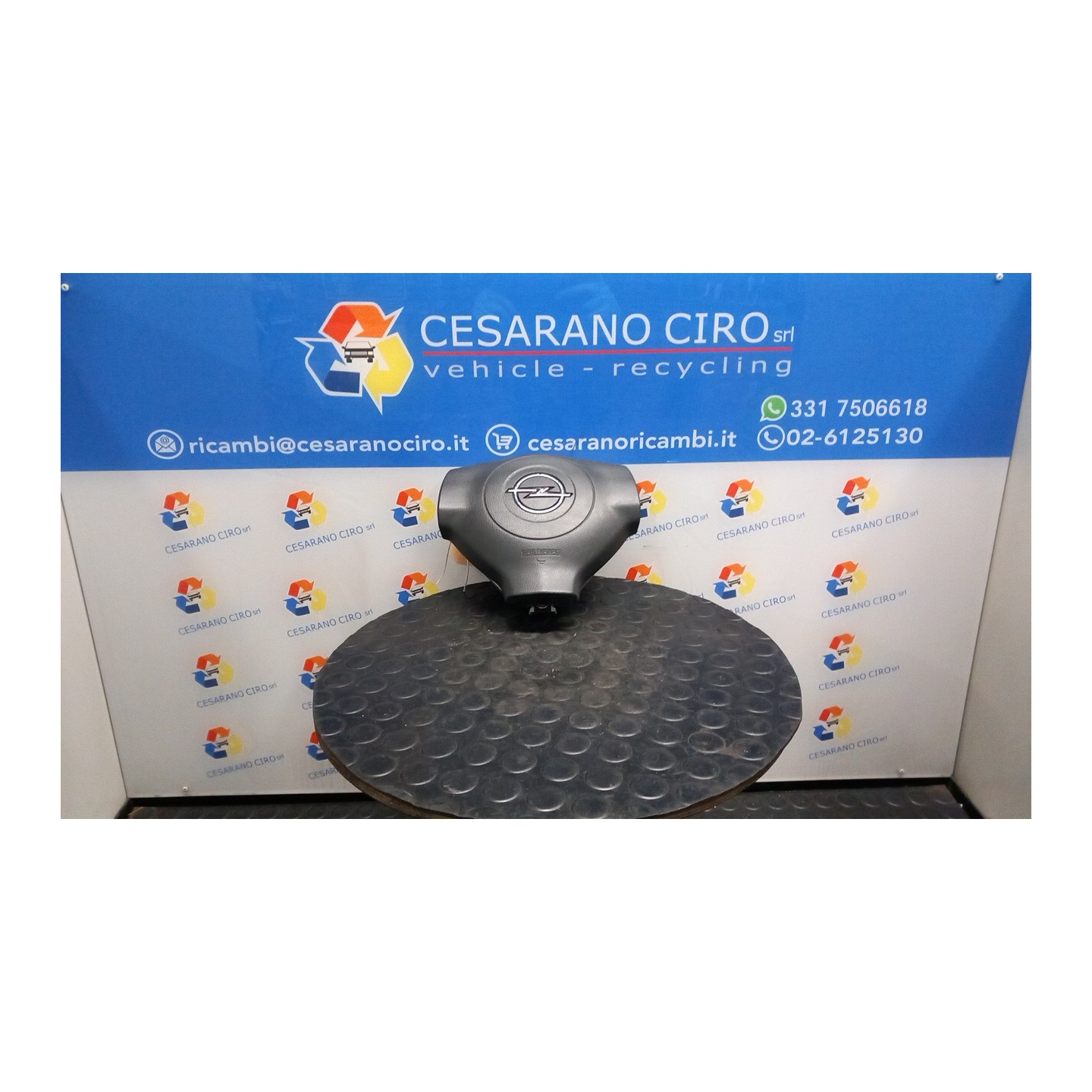 DISPOSITIVO AIRBAG LATO GUIDA 087 OPEL AGILA (H08) (01/08-) K12B 93195157