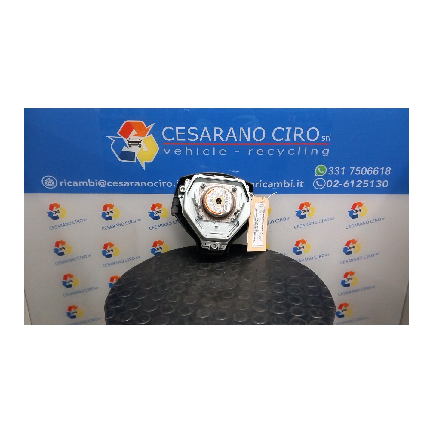 DISPOSITIVO AIRBAG LATO GUIDA 087 OPEL AGILA (H08) (01/08-) K12B 93195157